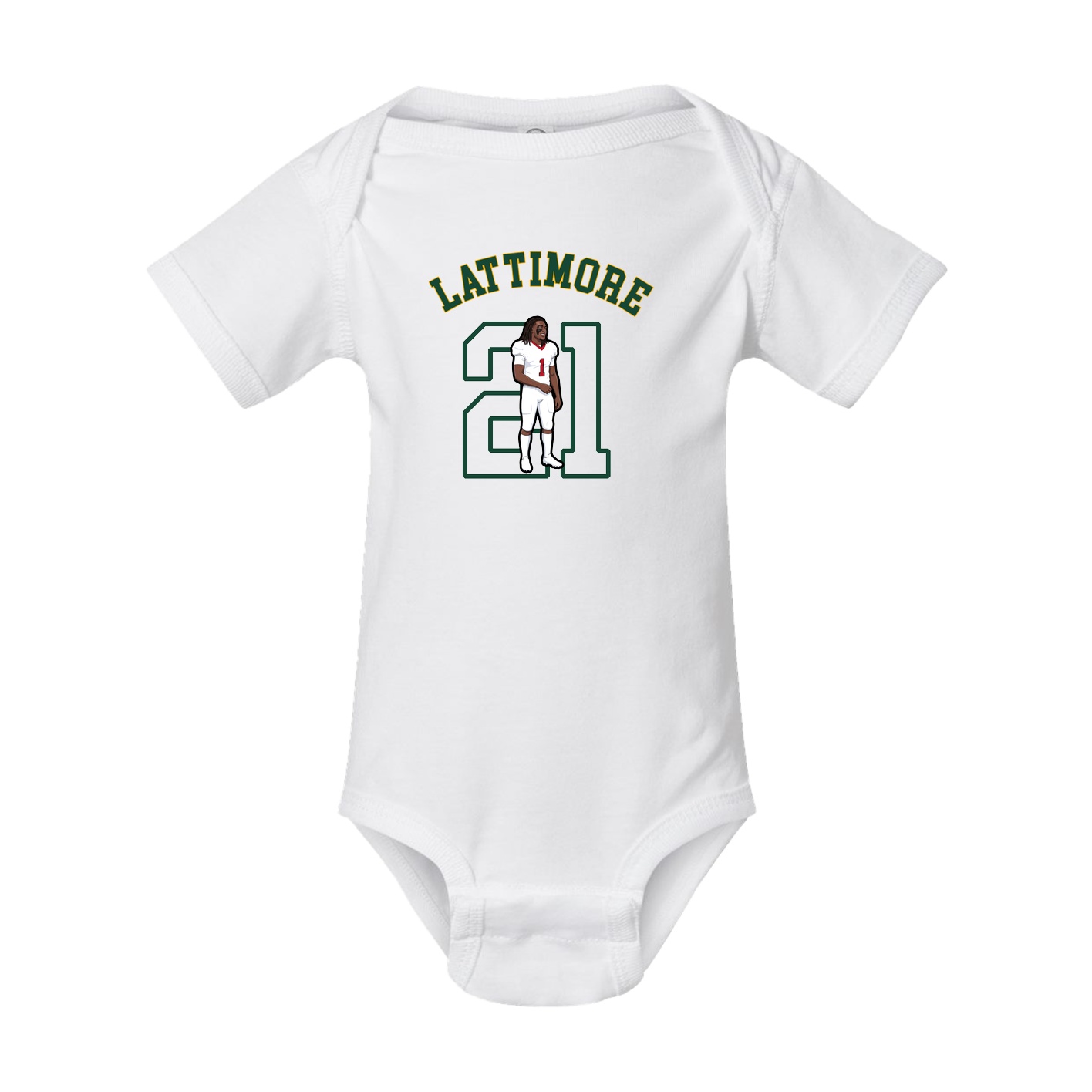 Baby Onesie — Shirsey Arch in White