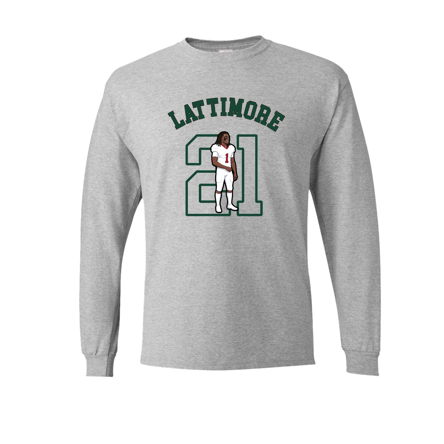 Long Sleeve Tee — Shirsey Arch in Grey