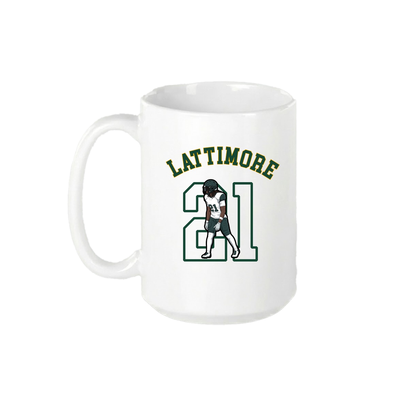 15oz Coffee Mug — Shirsey Arch in White