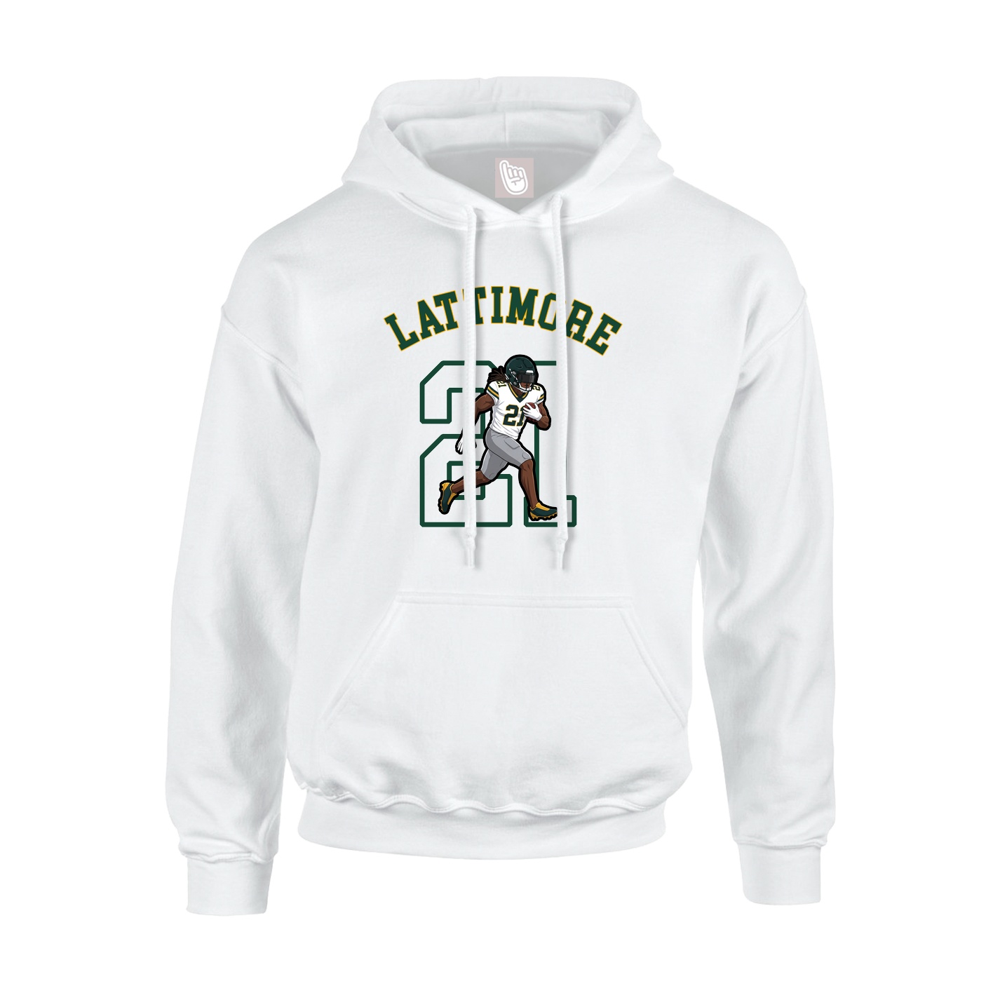 Hoodie — Shirsey Arch in White