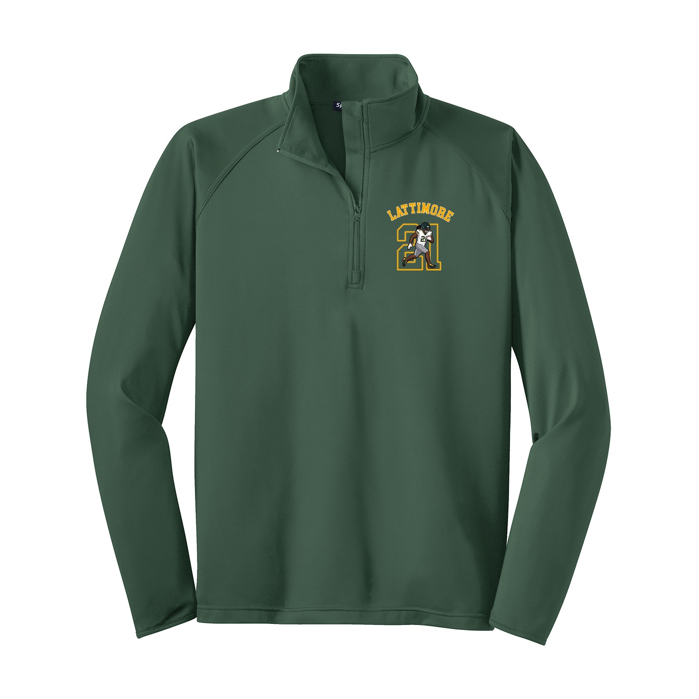 Q-Zip Pullover — Shirsey Arch in Green