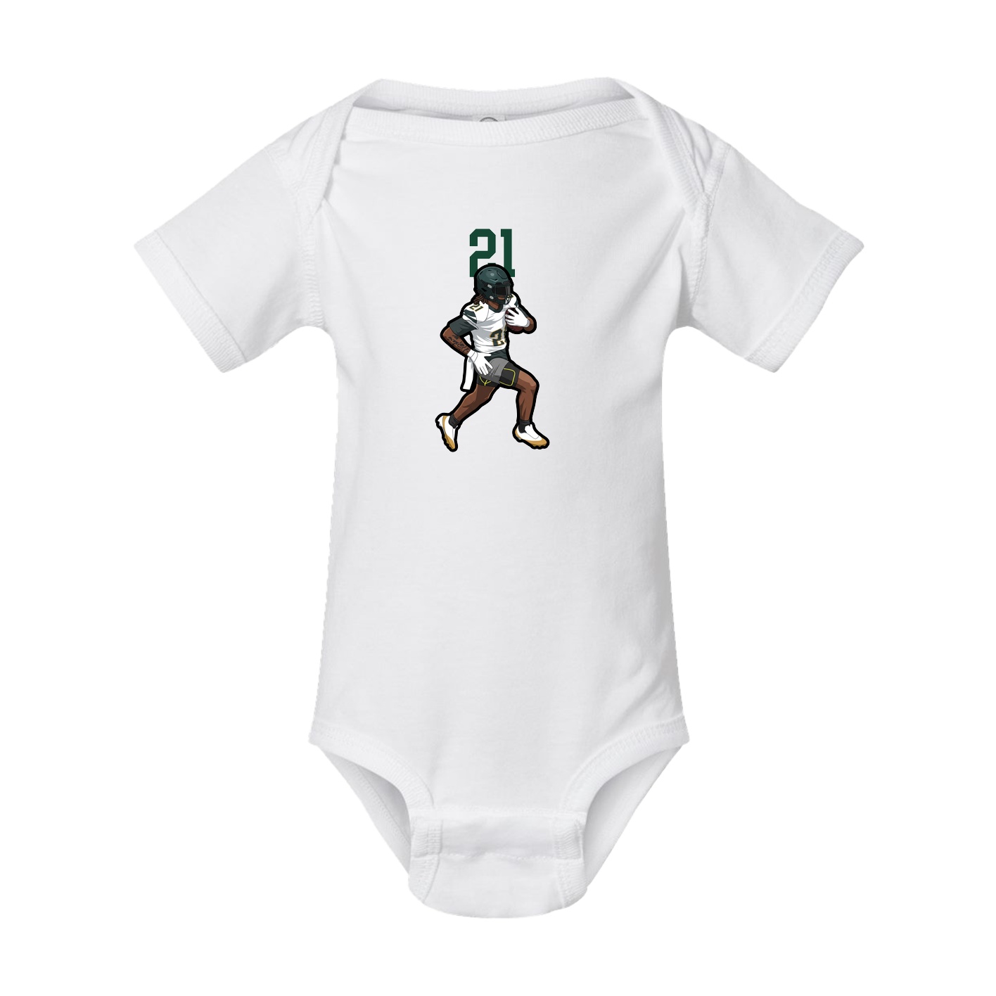 Baby Onesie — Number Top in White