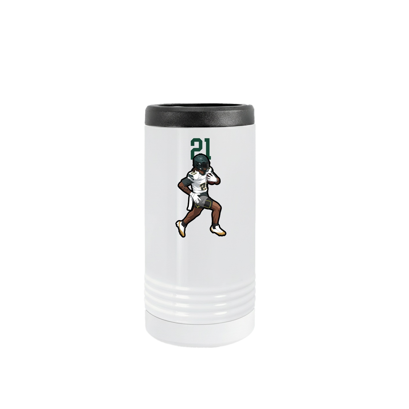 Slim Beverage Holder — Number Top in White