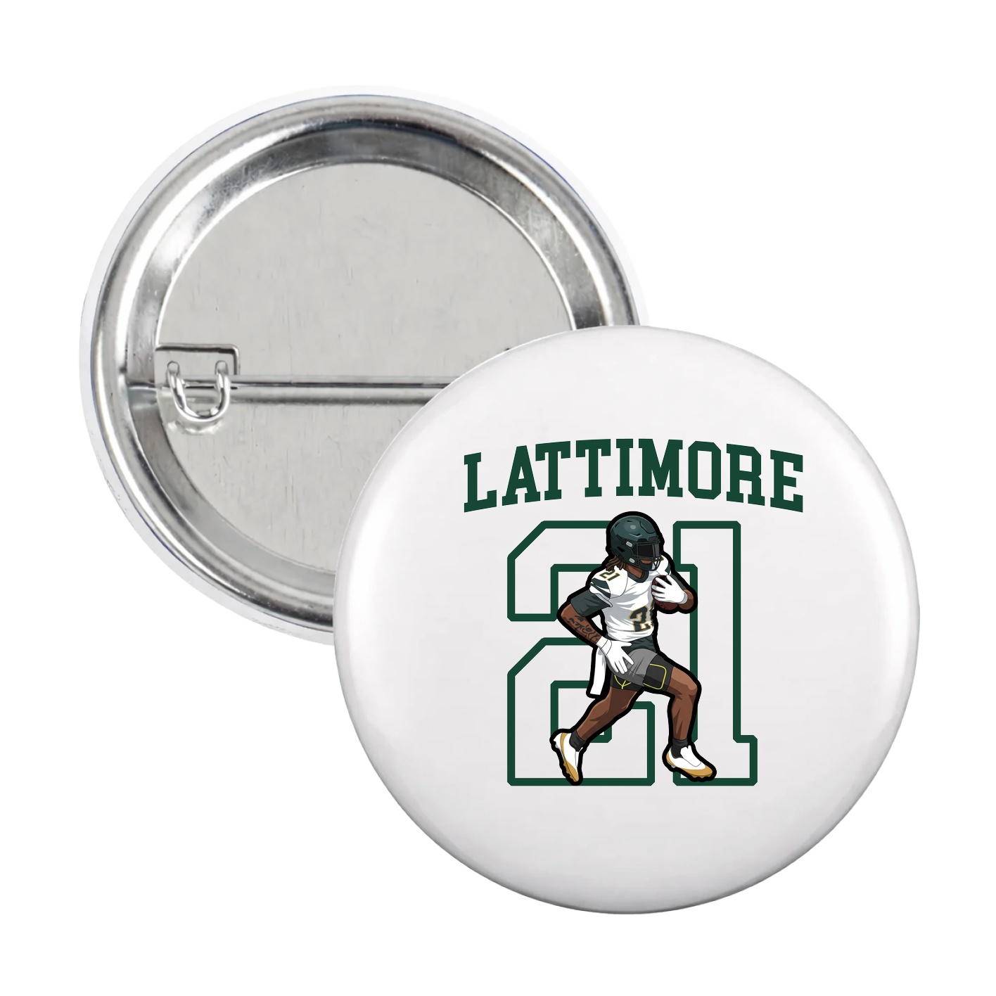 Game Day Button — Shirsey in White
