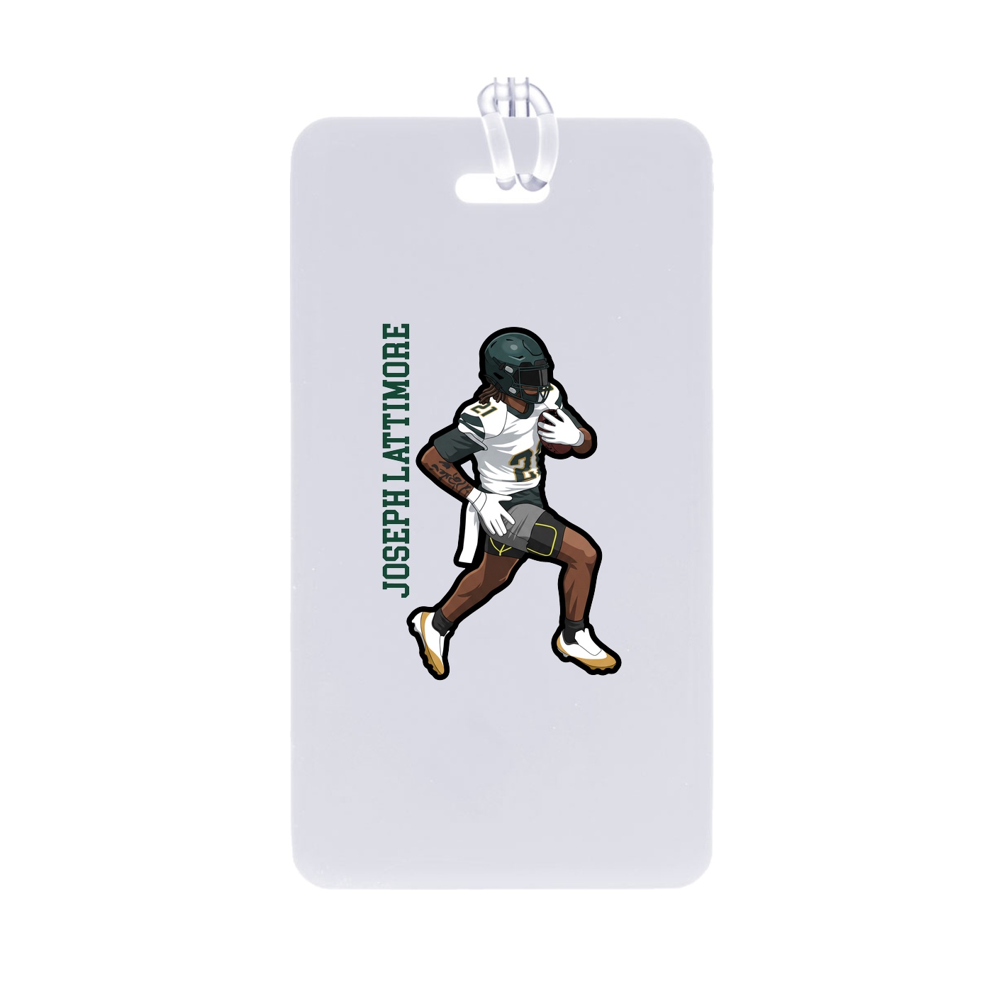 Bag Tag — Name Vertical in Classic