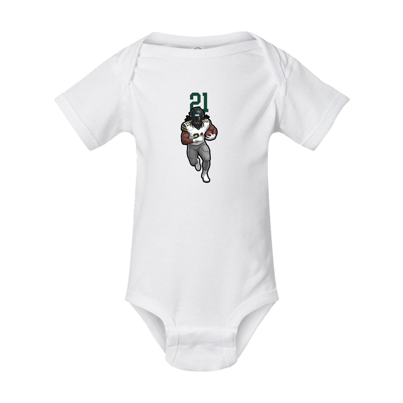 Baby Onesie — Number Top in White