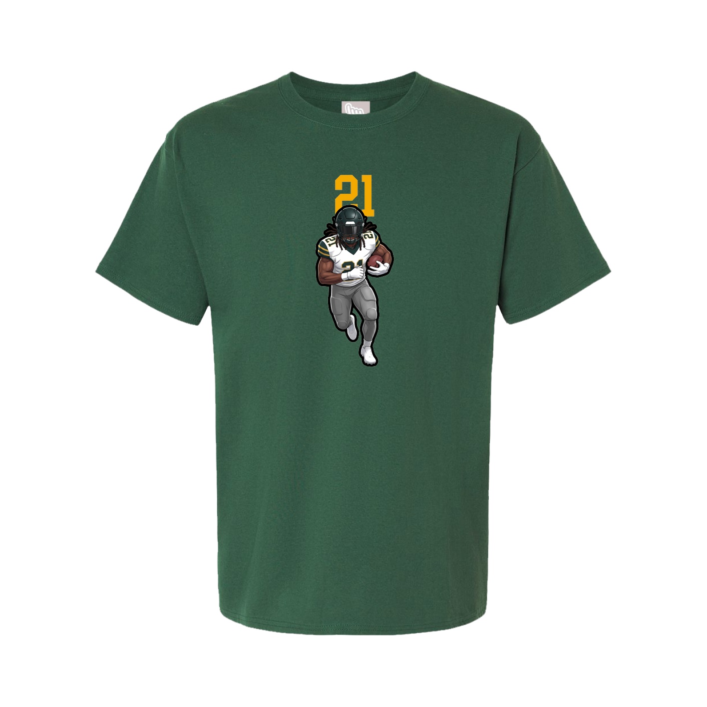 Youth Tee — Number Top in Green