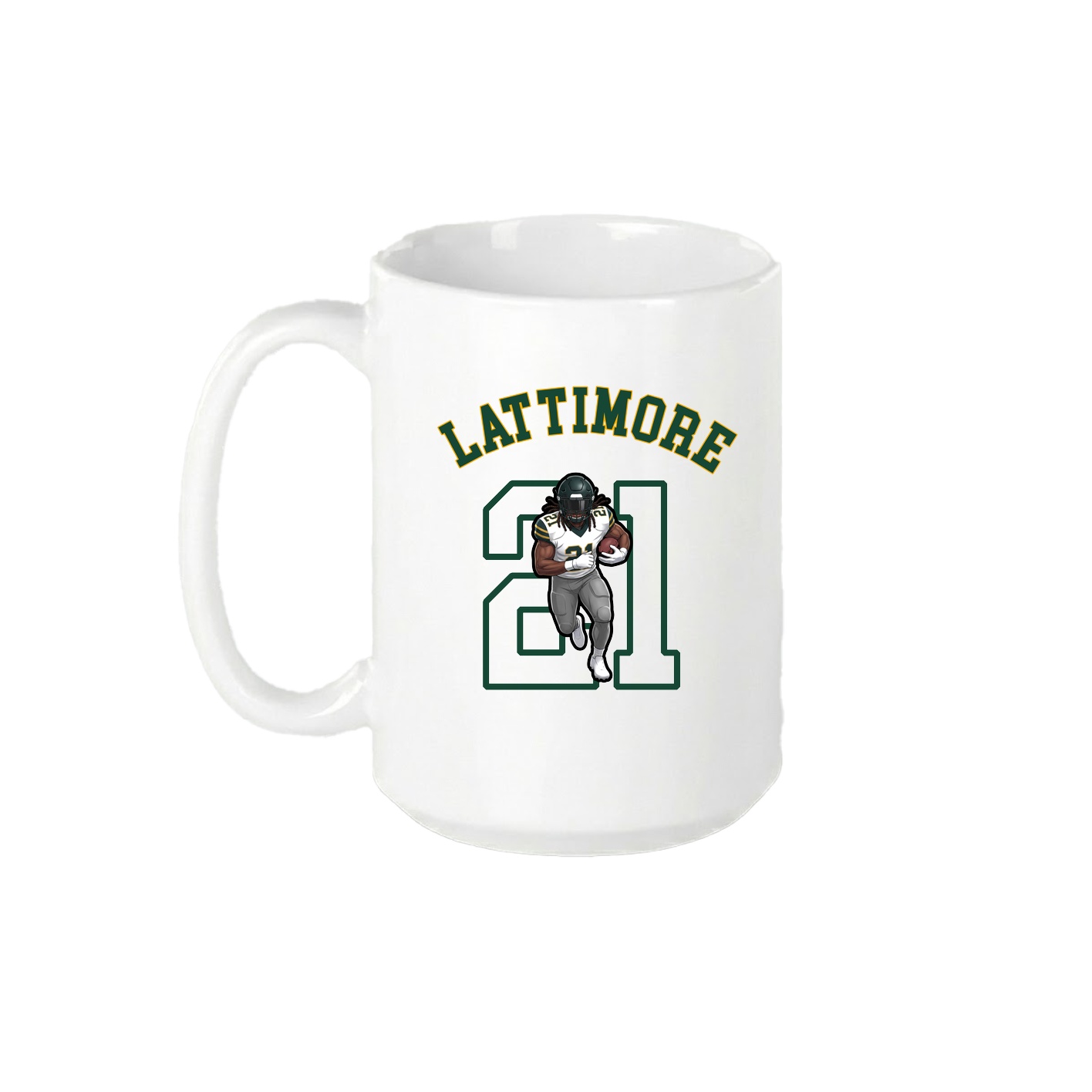 15oz Coffee Mug — Shirsey Arch in White