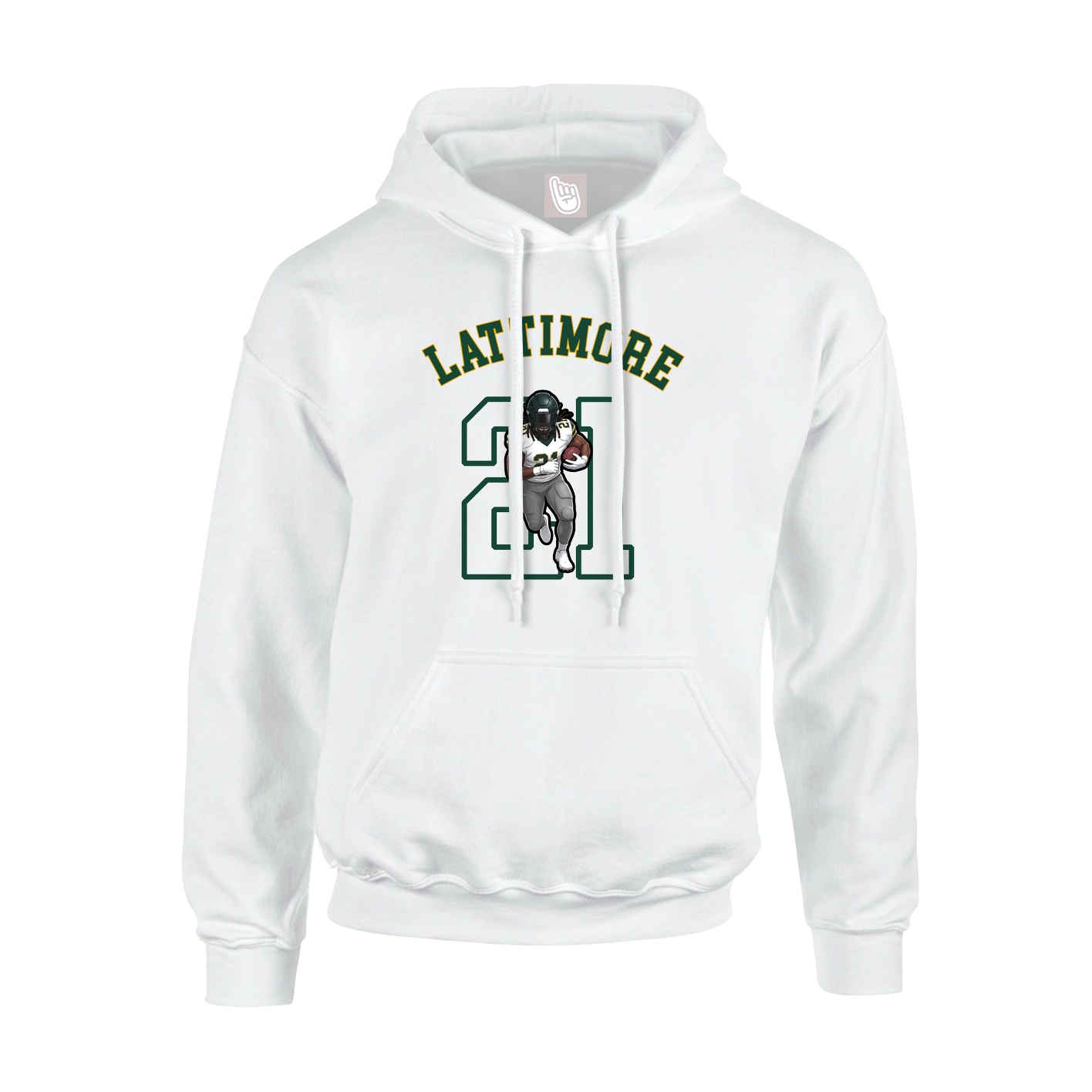 Youth Hoodie — Shirsey Arch in White
