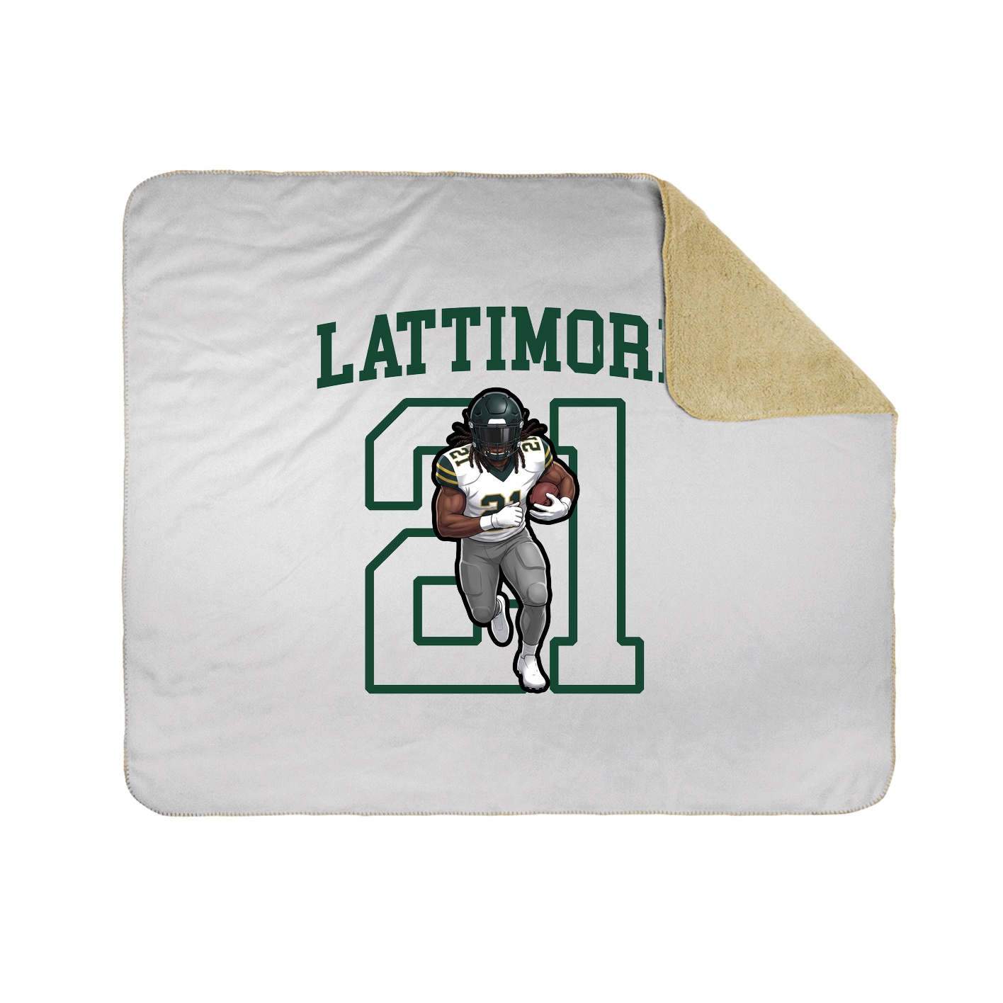 50x60 Sherpa Lined Throw Blanket
