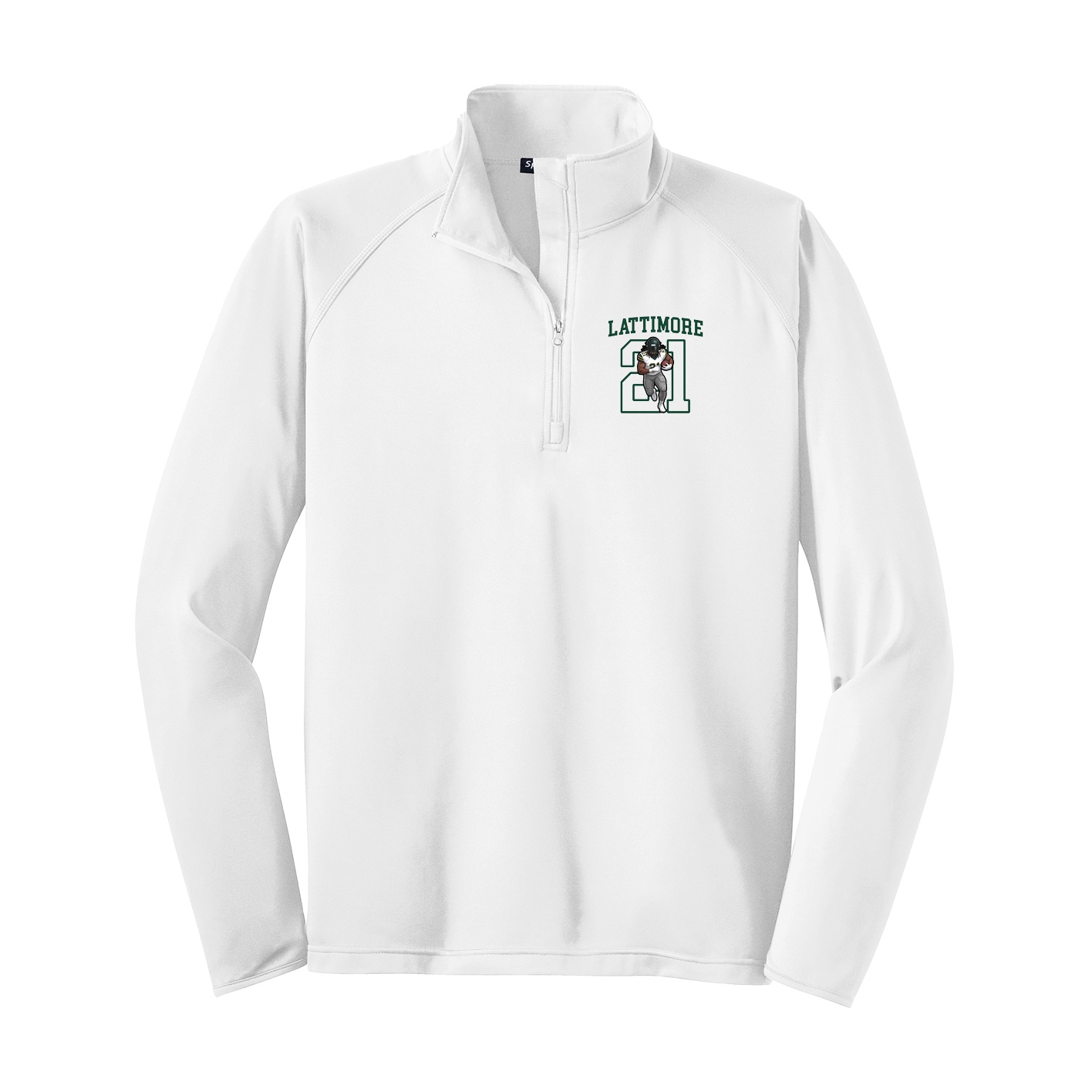 Q-Zip Pullover — Shirsey in White