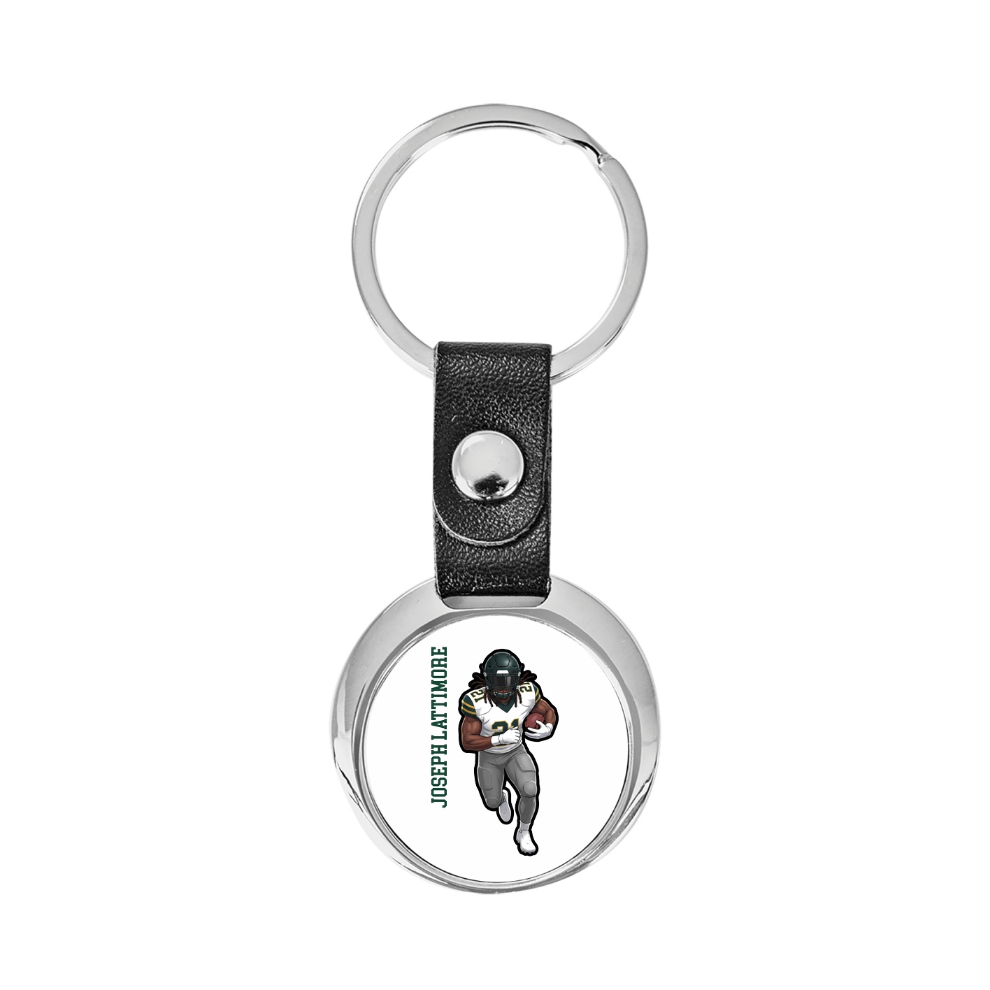 Key Chain — Name Vertical in Classic