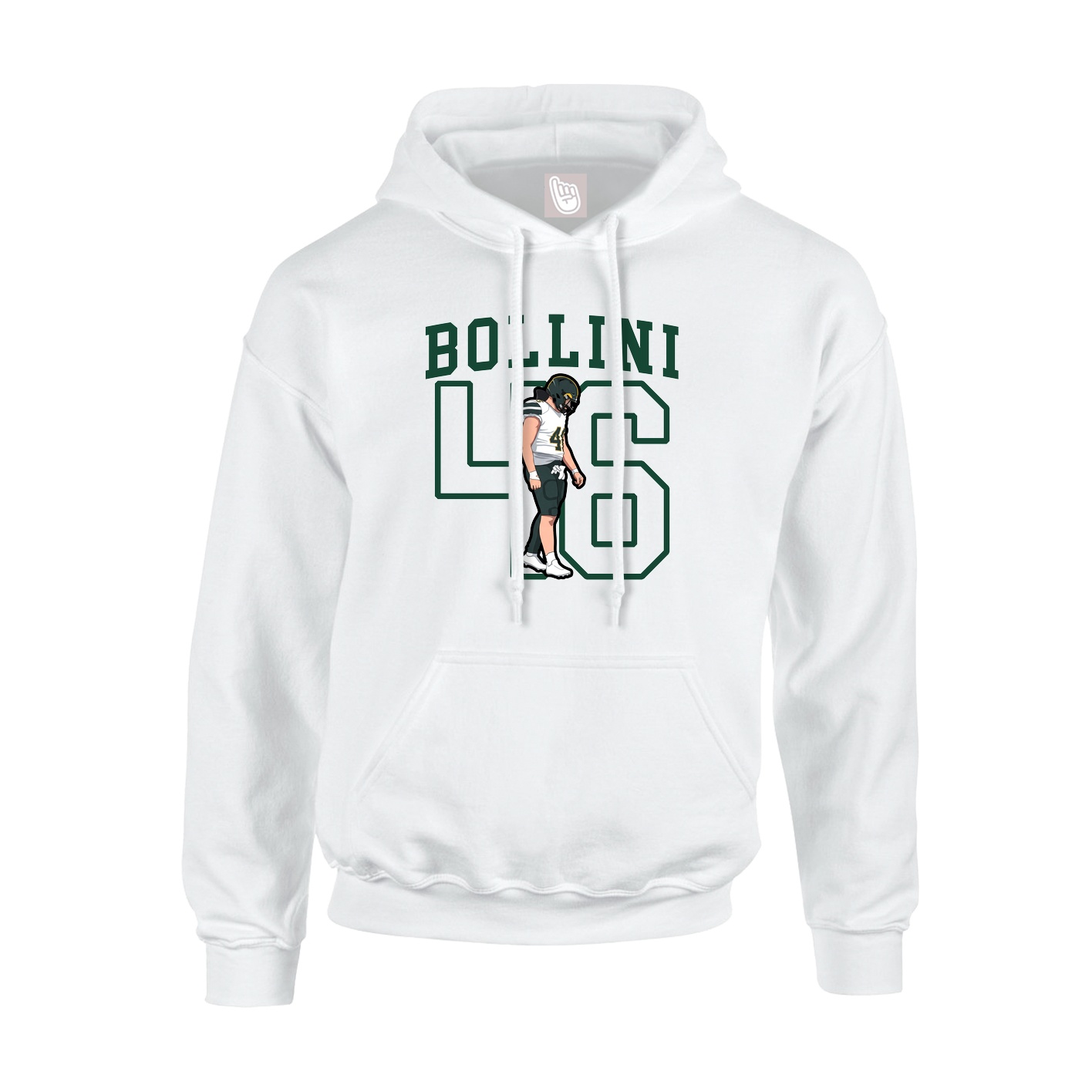 Hoodie — Shirsey in White