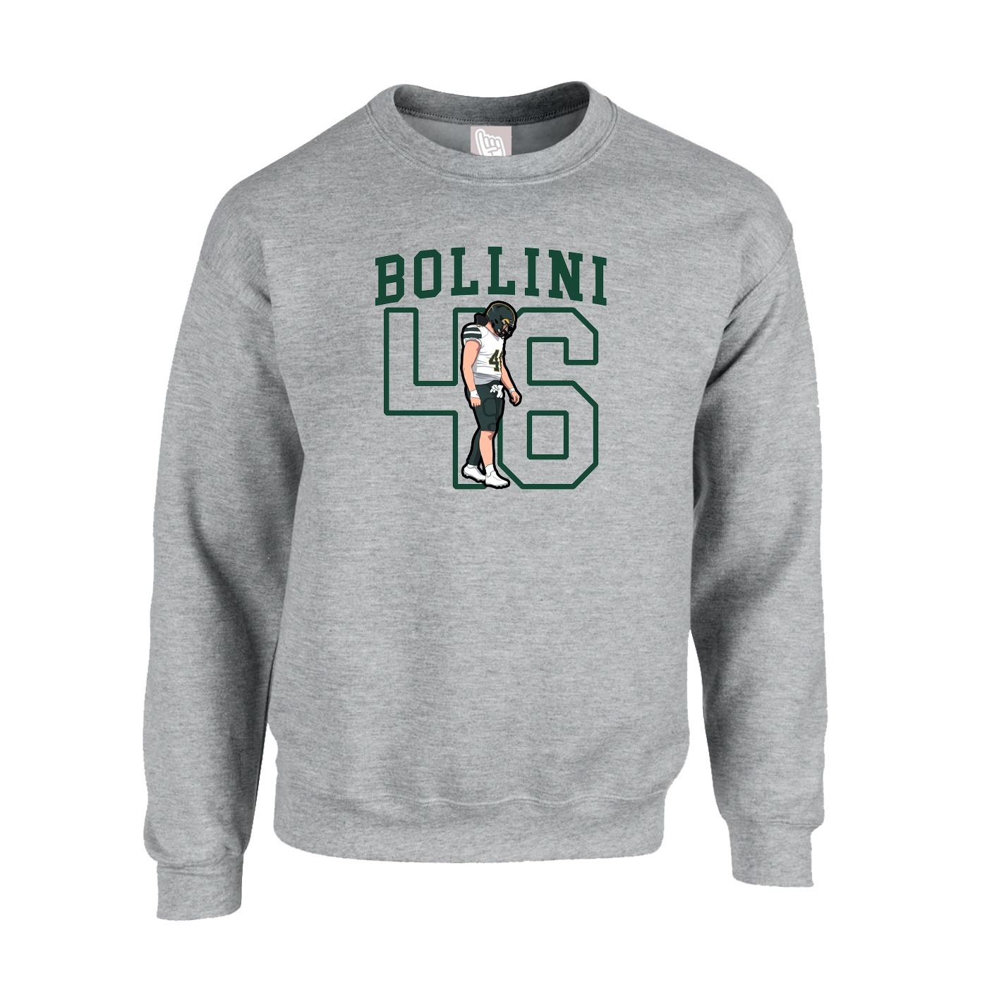 Fleece Crew — Shirsey in Grey
