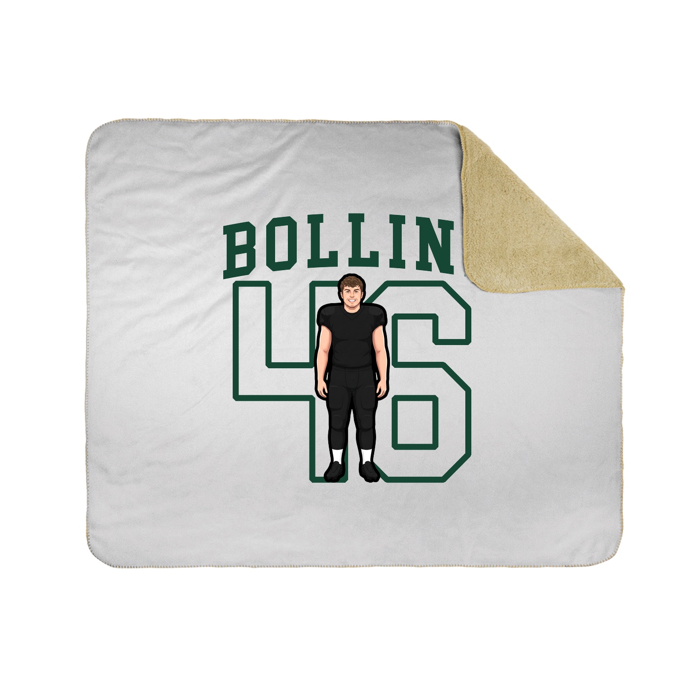 Throw Blanket — Shirsey in White