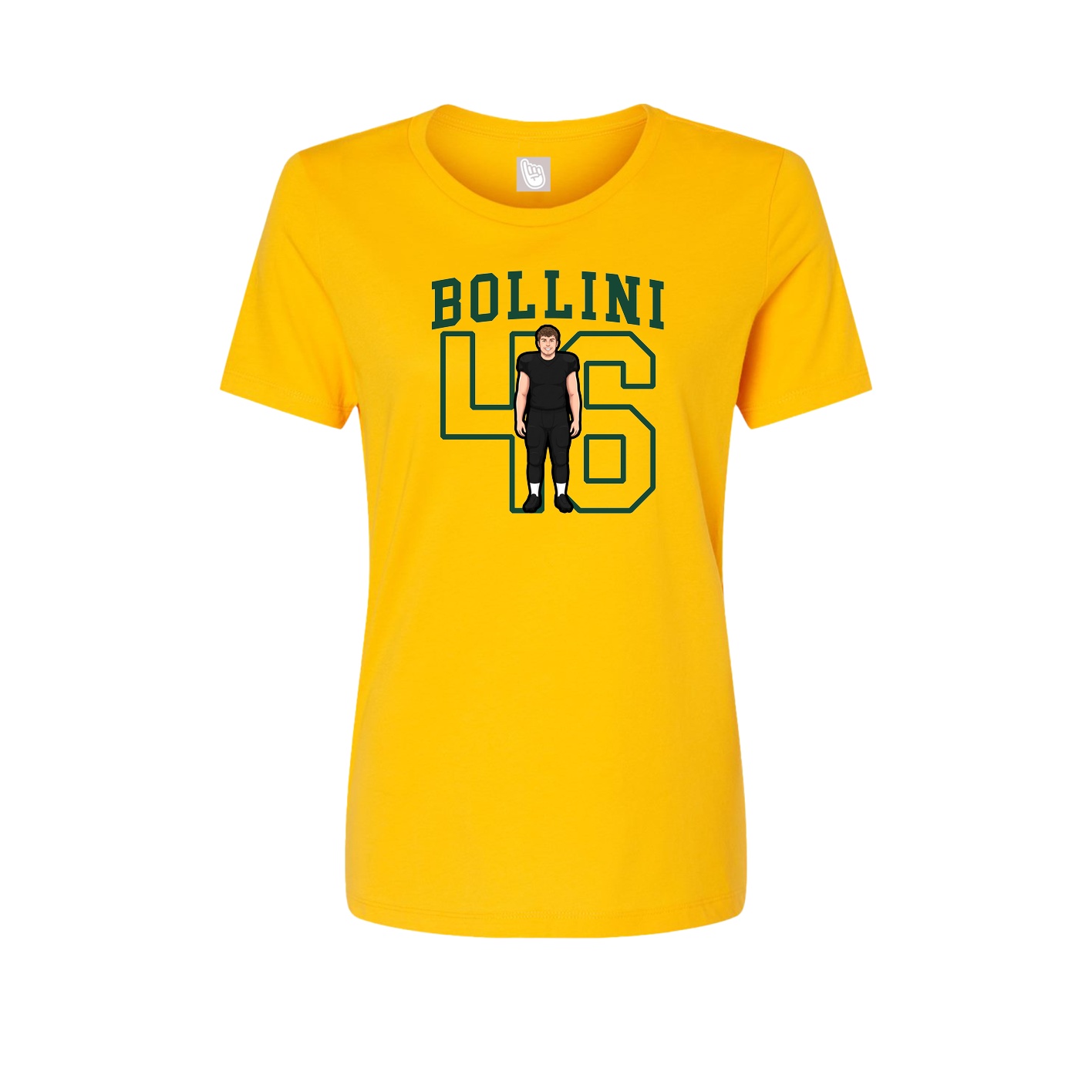 Fitted Women's Tee — Shirsey in Gold