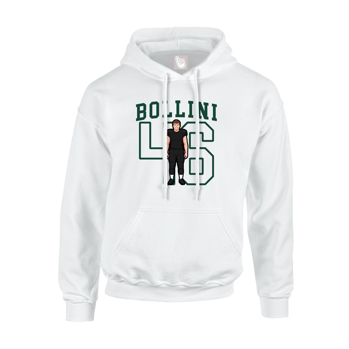 Youth Hoodie — Shirsey in White