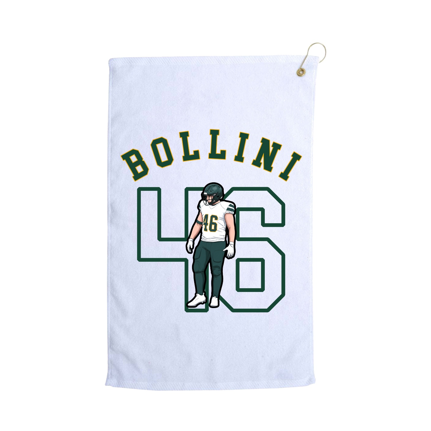 Golf Towel — Shirsey Arch in White