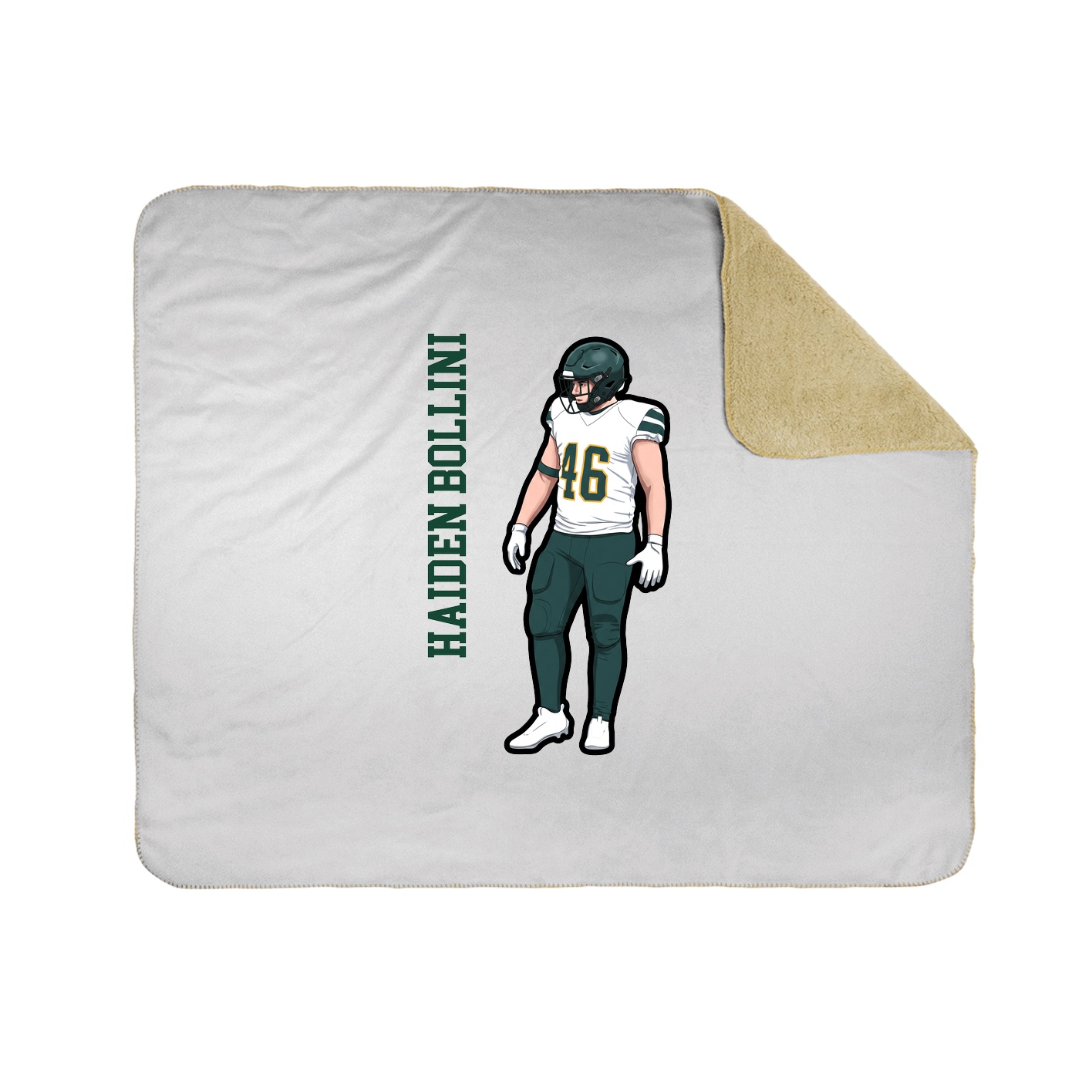 50x60 Sherpa Lined Throw Blanket