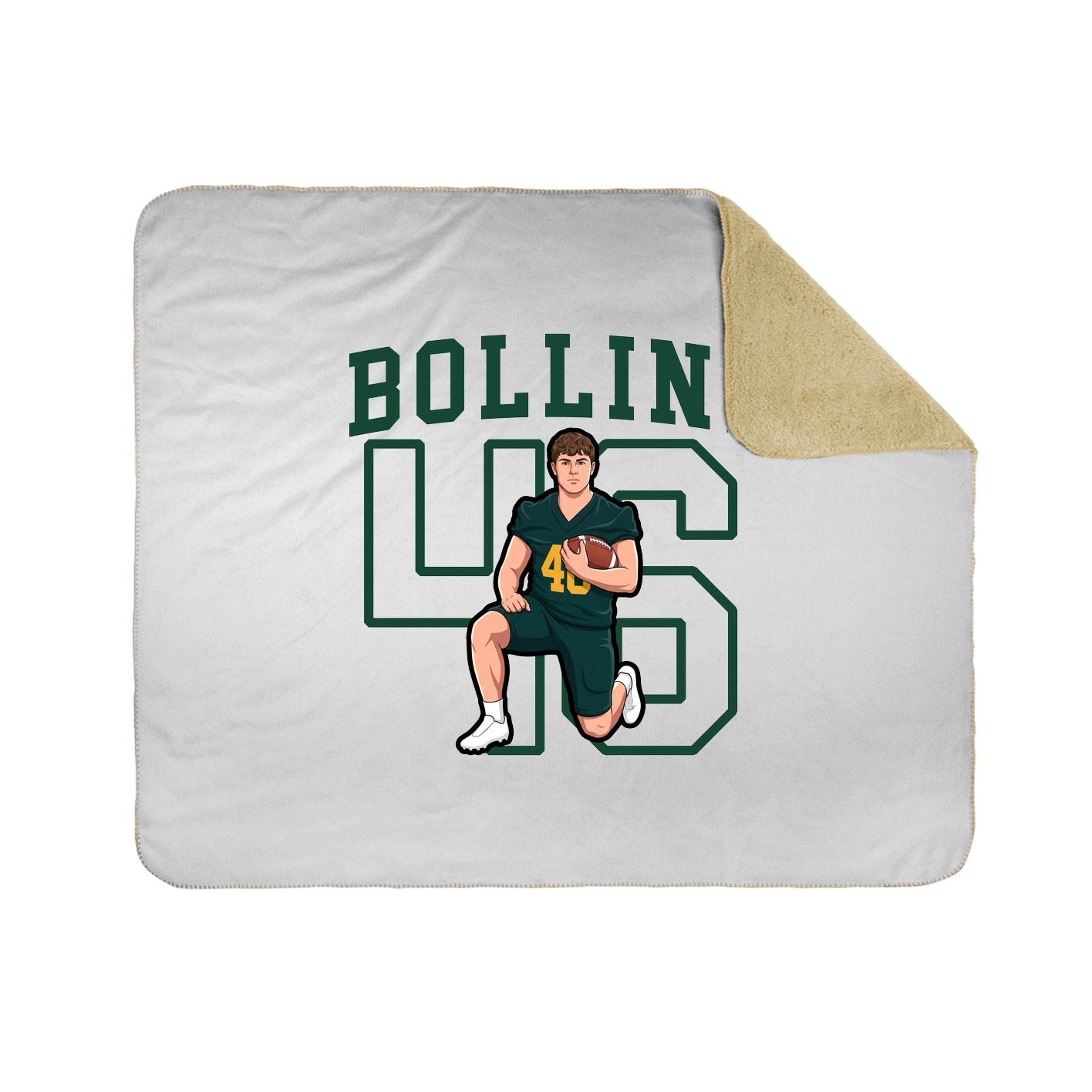 Throw Blanket — Shirsey in White