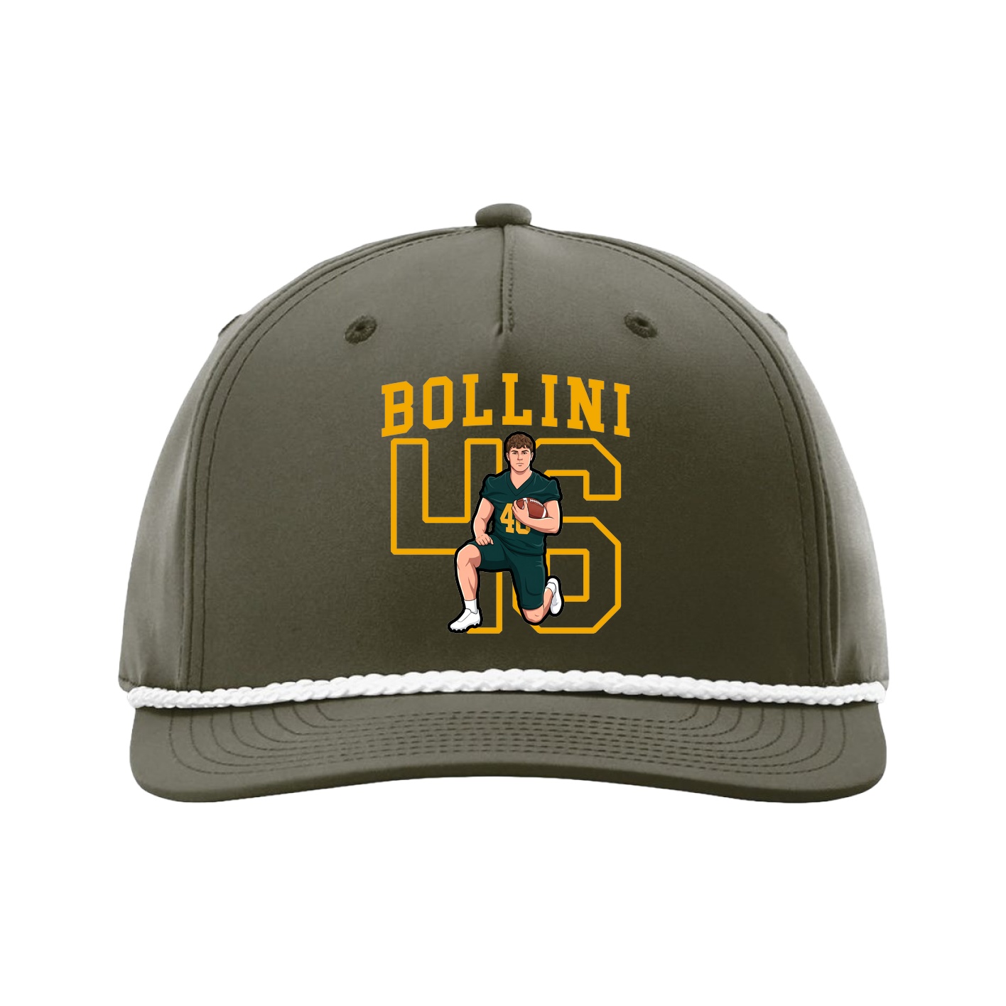 Five-Panel Classic Rope Cap — Shirsey in Green