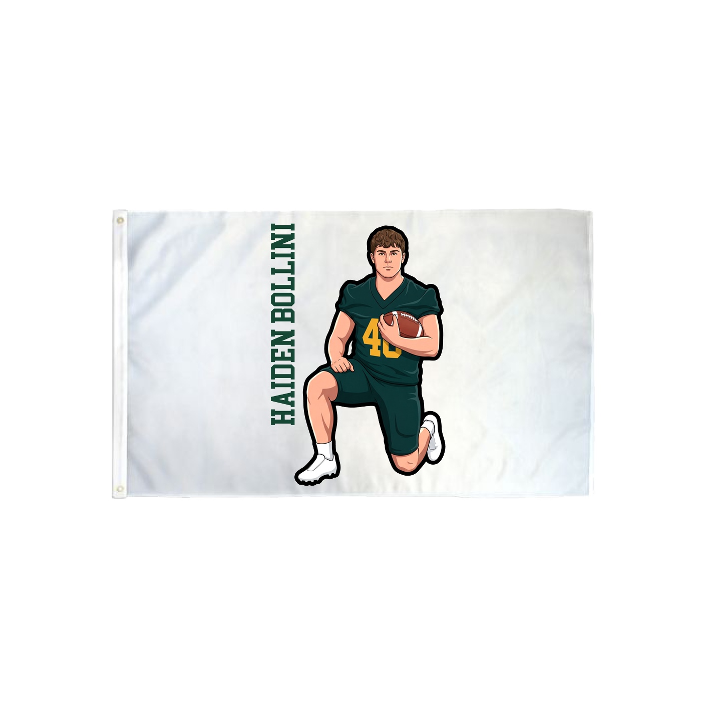 3x5 Flag — Name Vertical in Classic