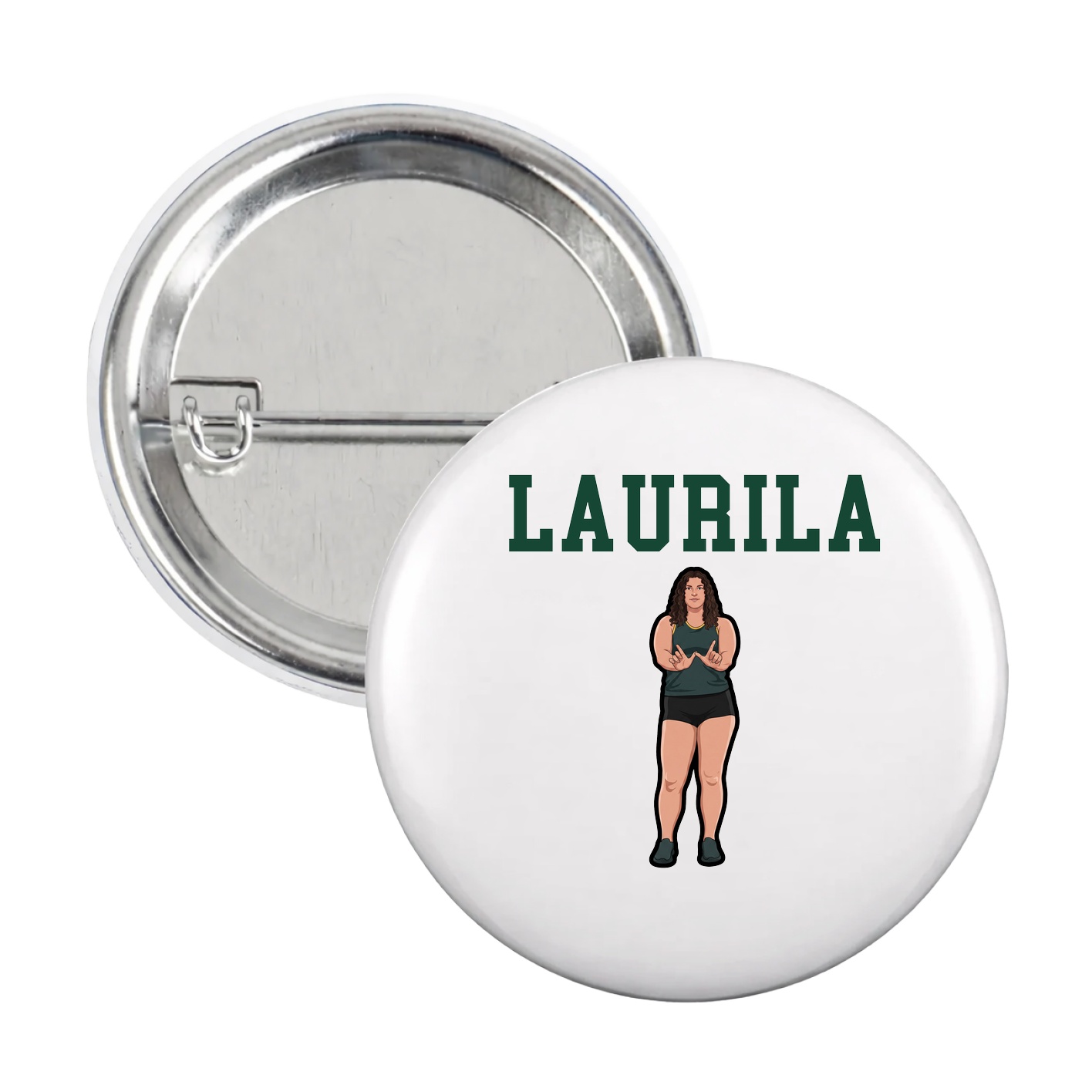 Game Day Button — Shirsey in White