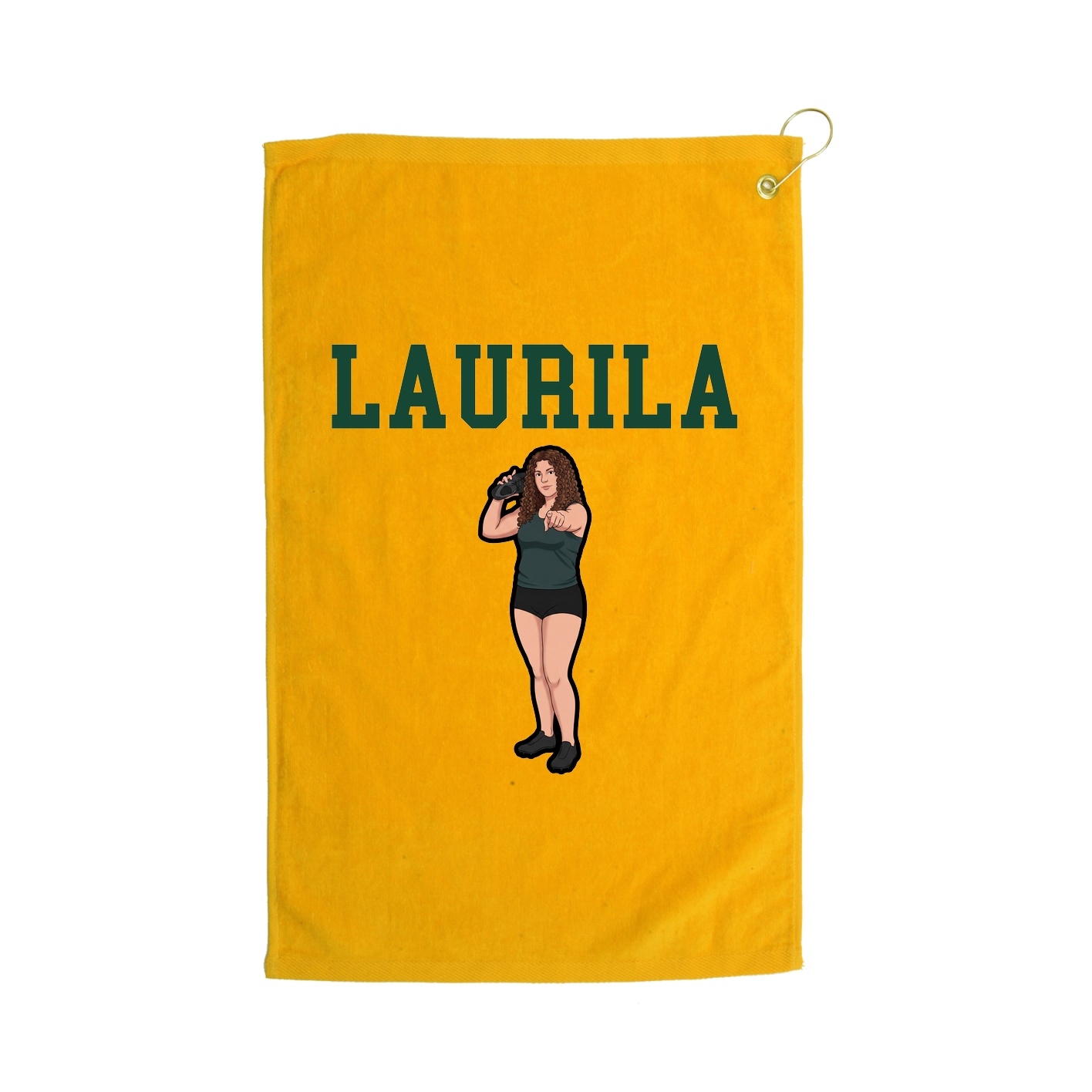Golf Towel — Shirsey in Gold