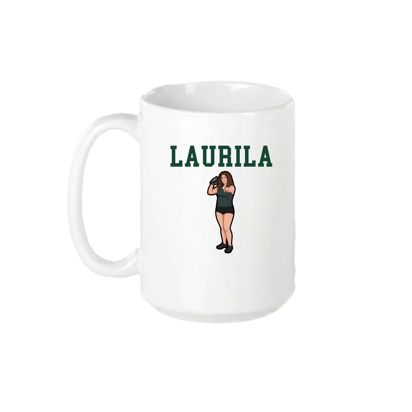 15oz Coffee Mug — Shirsey in White