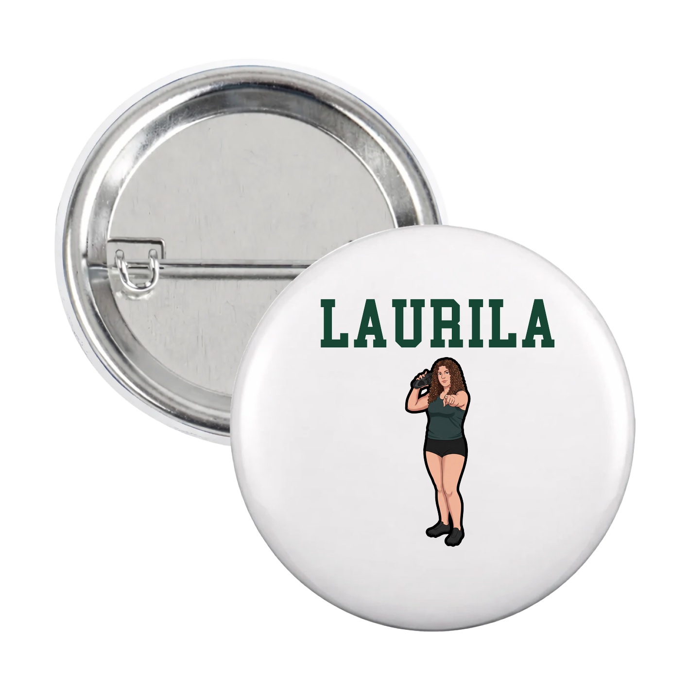 Game Day Button — Shirsey in White