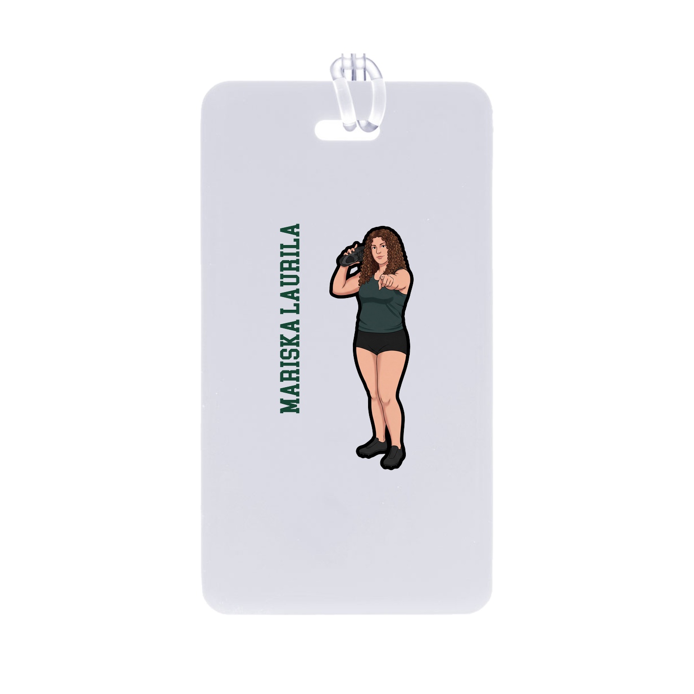 Bag Tag — Name Vertical in Classic