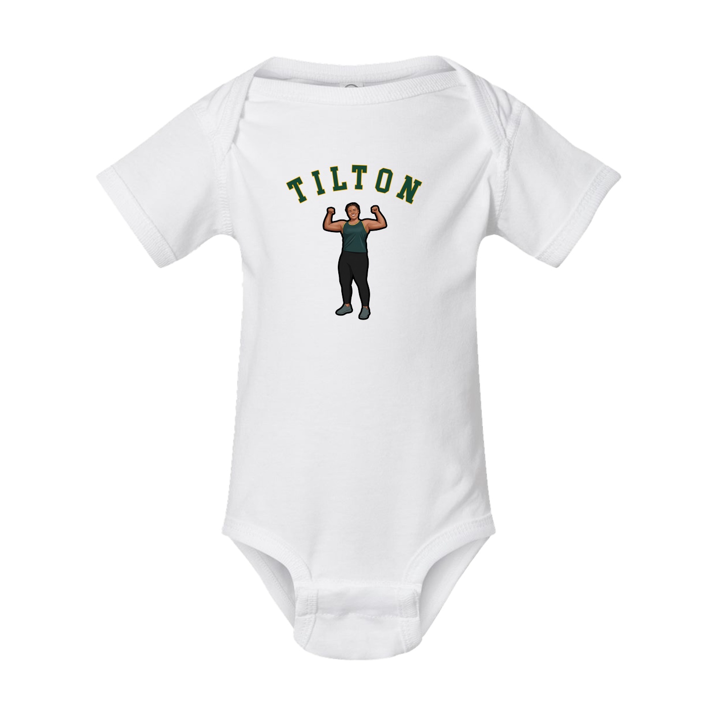 Baby Onesie — Shirsey Arch in White