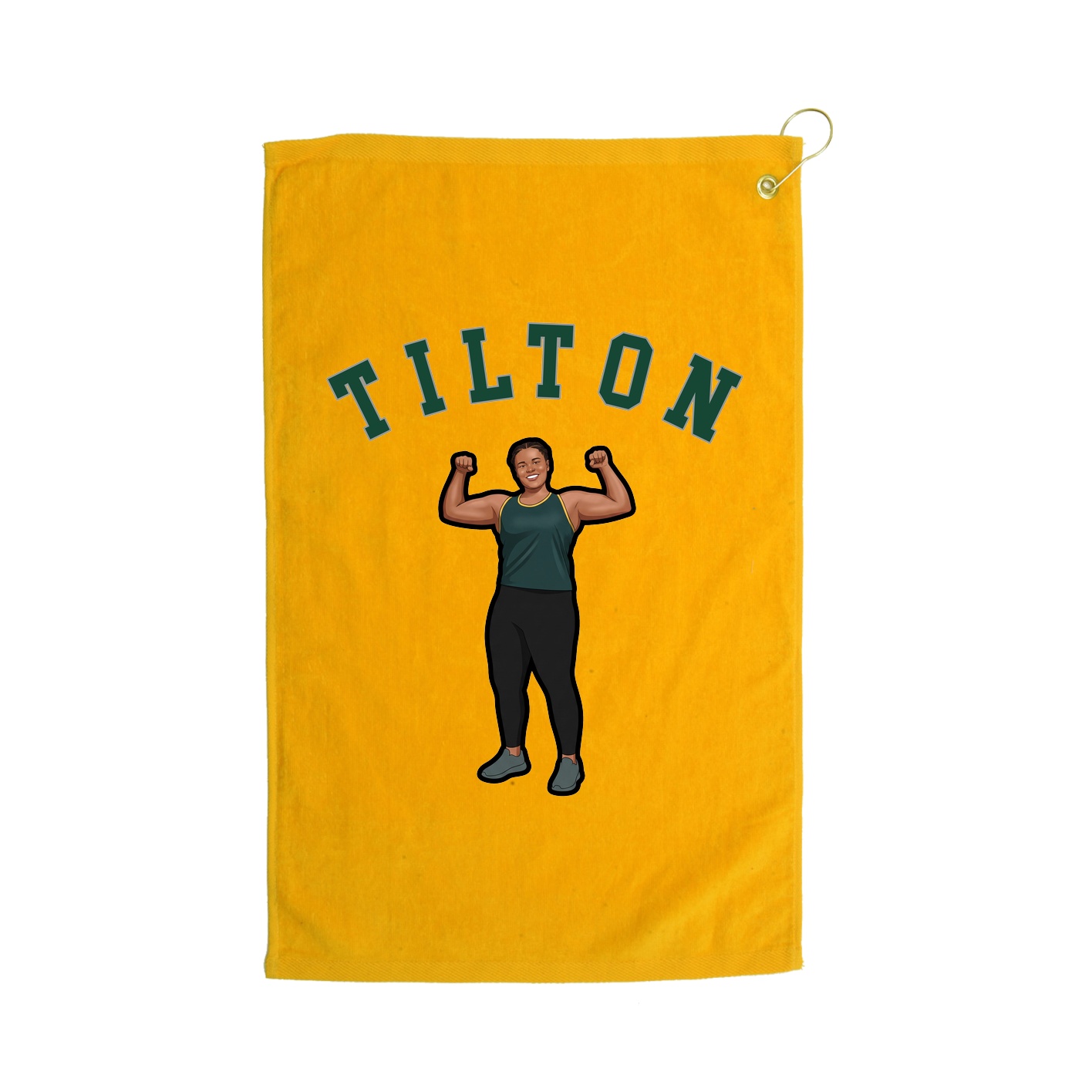 Golf Towel — Shirsey Arch in Gold