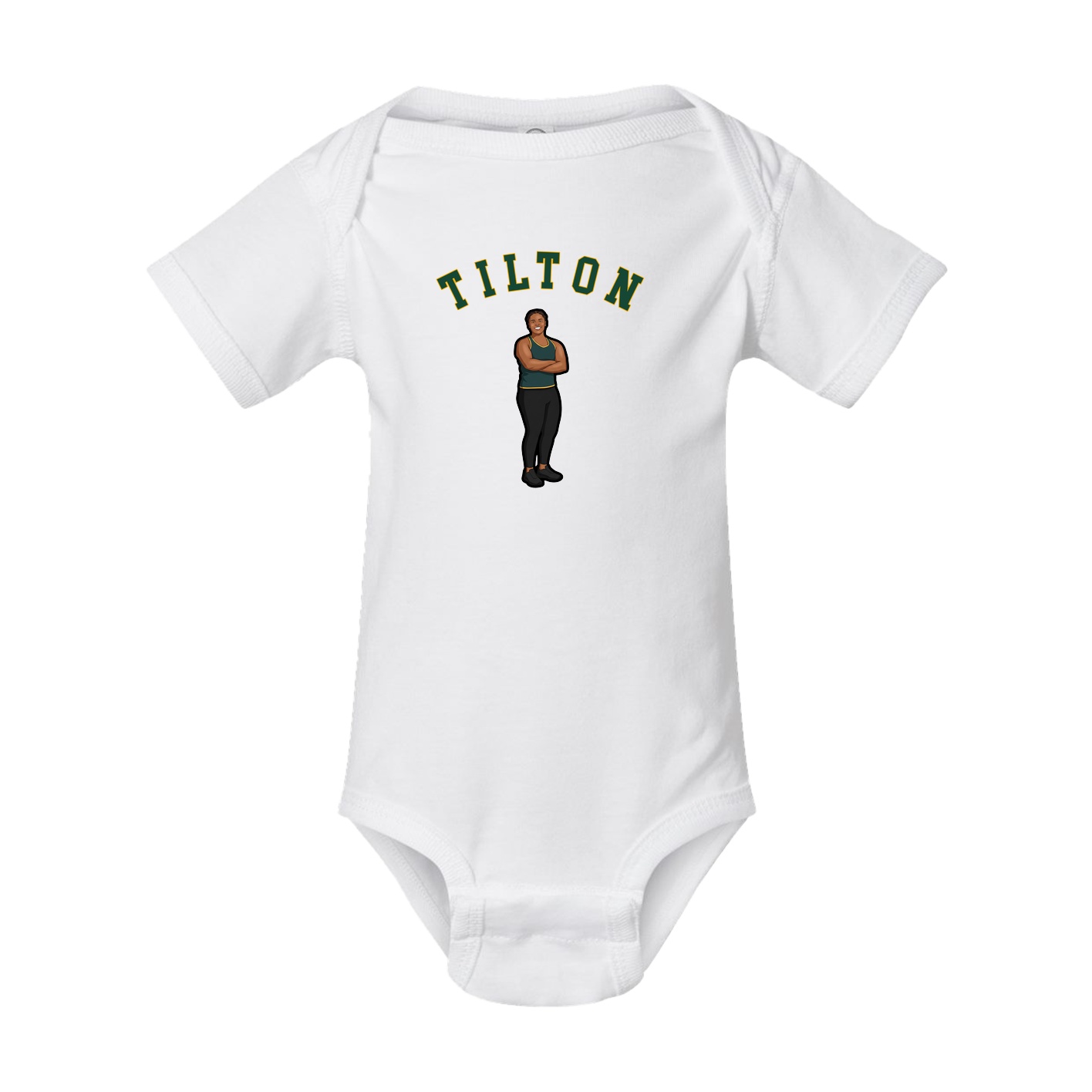 Baby Onesie — Shirsey Arch in White