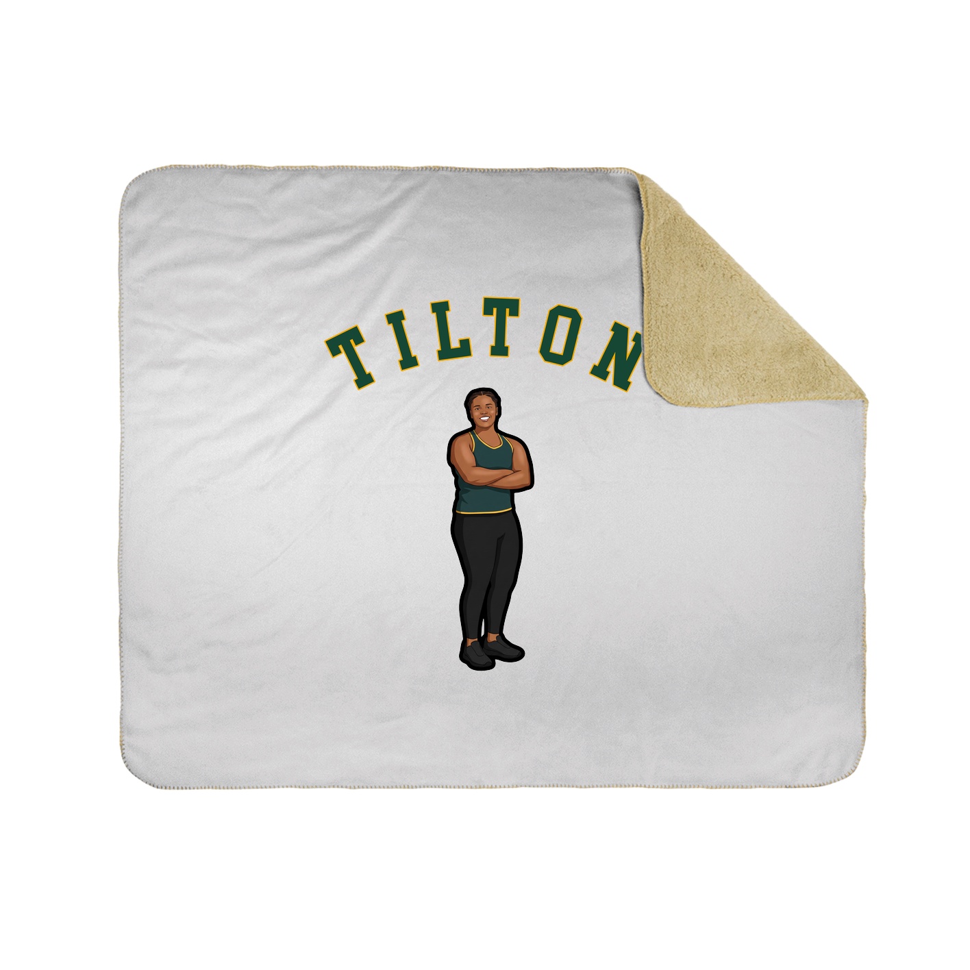 Throw Blanket — Shirsey Arch in White