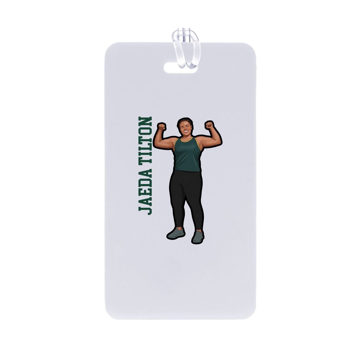 Bag Tag — Name Vertical in Classic