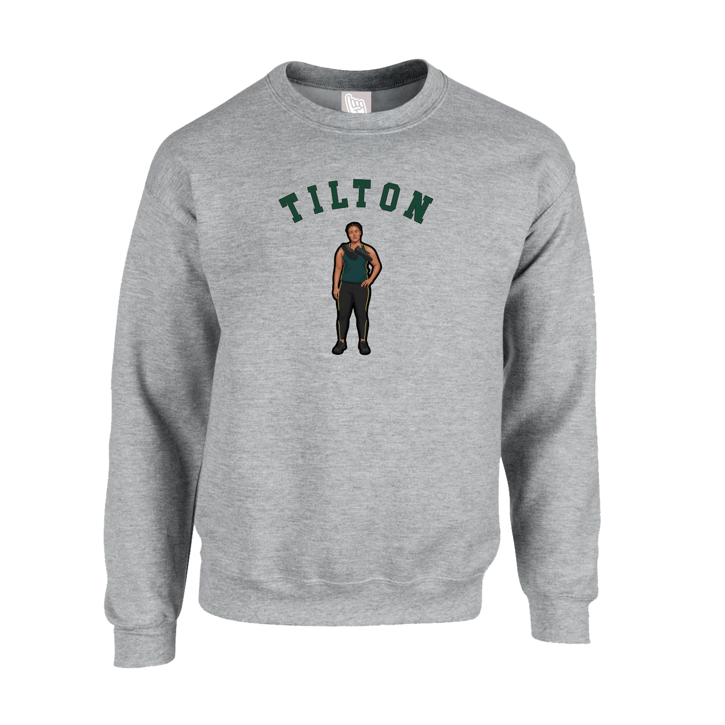Fleece Crew — Shirsey Arch in Grey