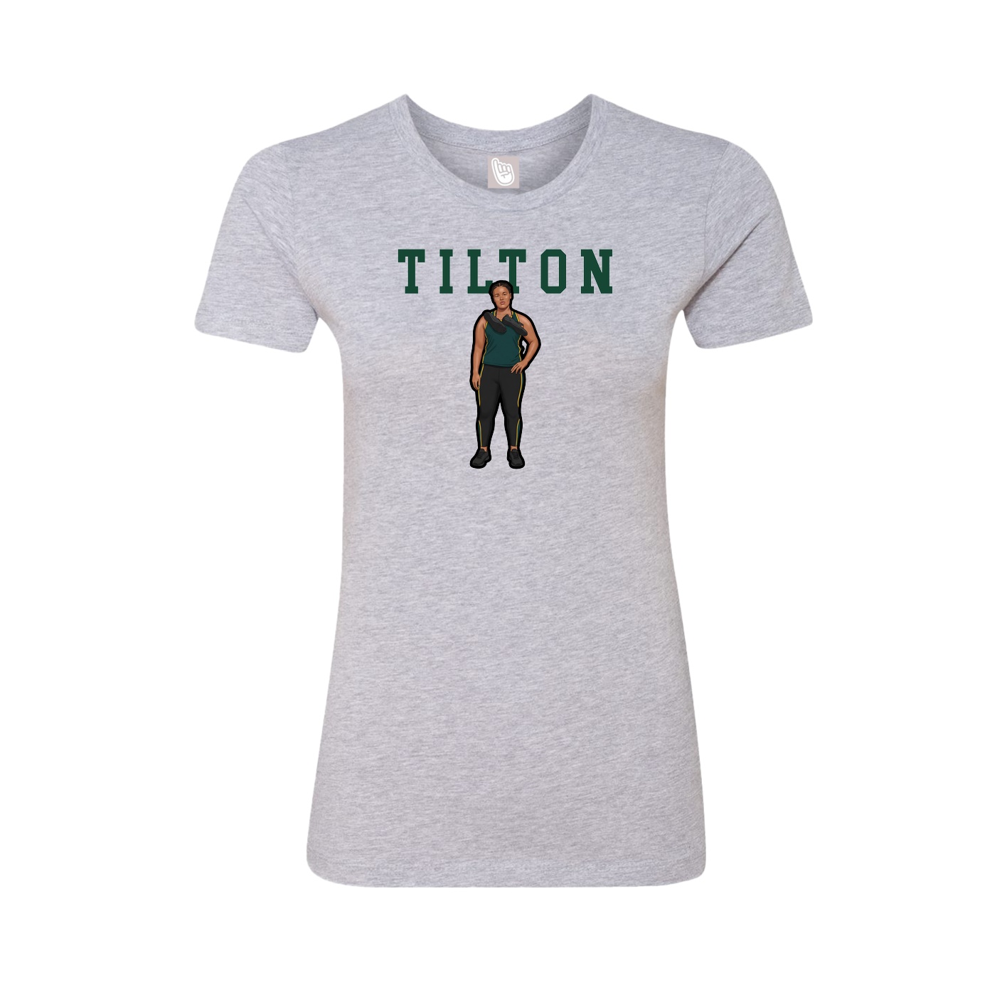 Fitted Women's Tee — Shirsey in Grey