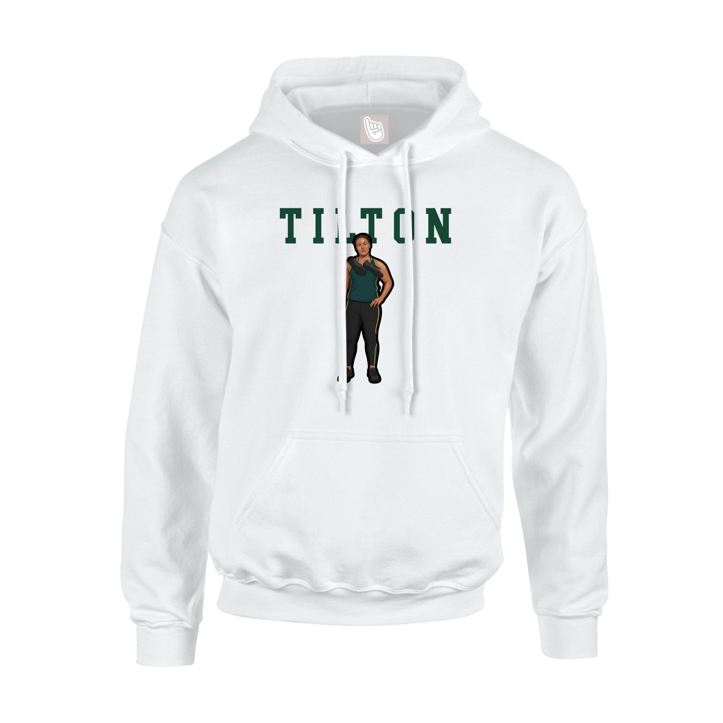 Hoodie — Shirsey in White