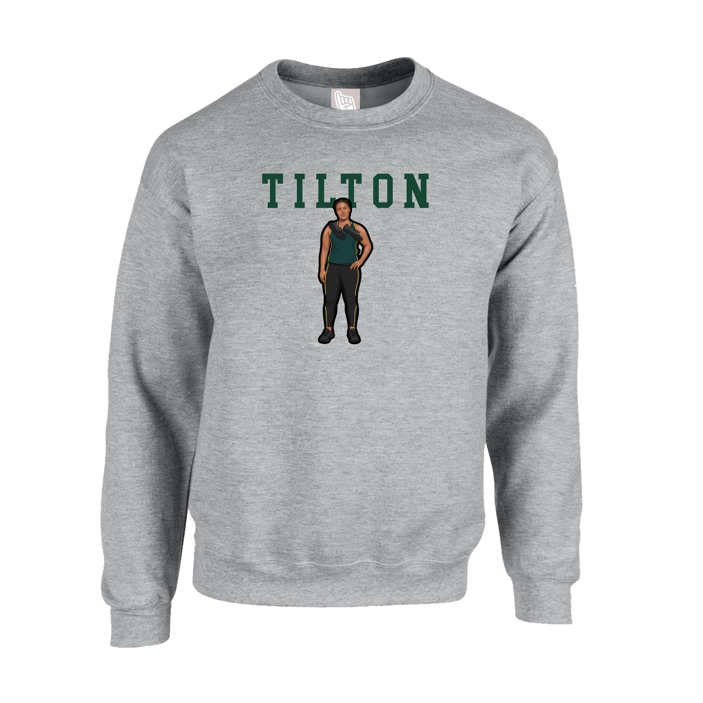 Fleece Crew — Shirsey in Grey