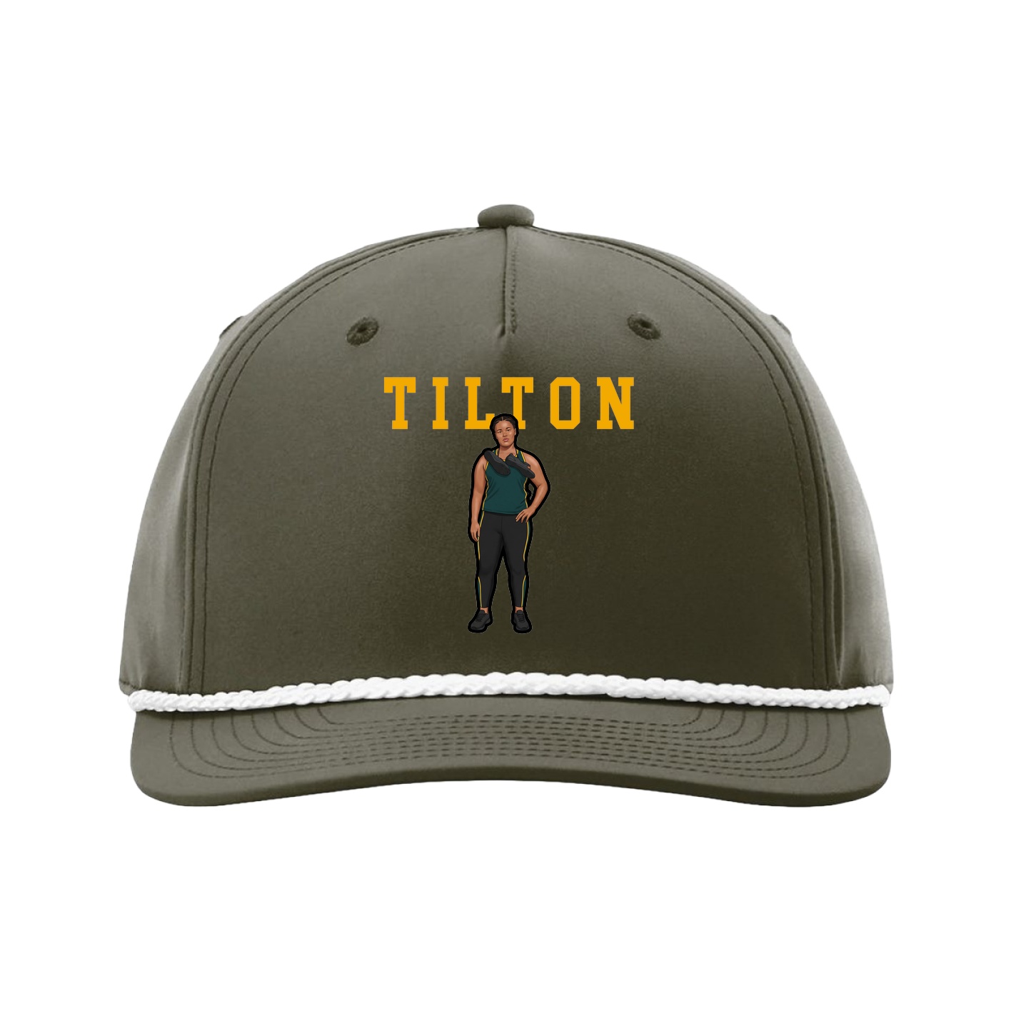 Five-Panel Classic Rope Cap — Shirsey in Green