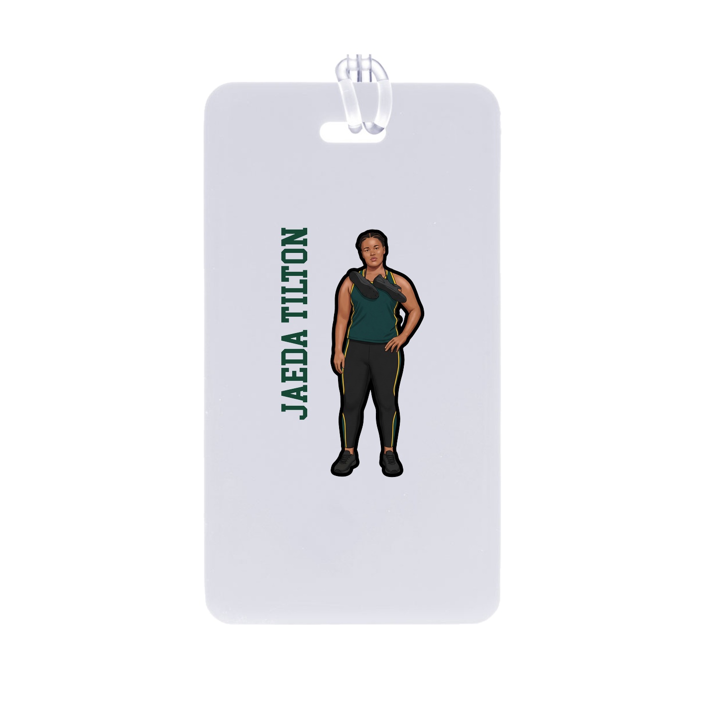 Bag Tag — Name Vertical in Classic