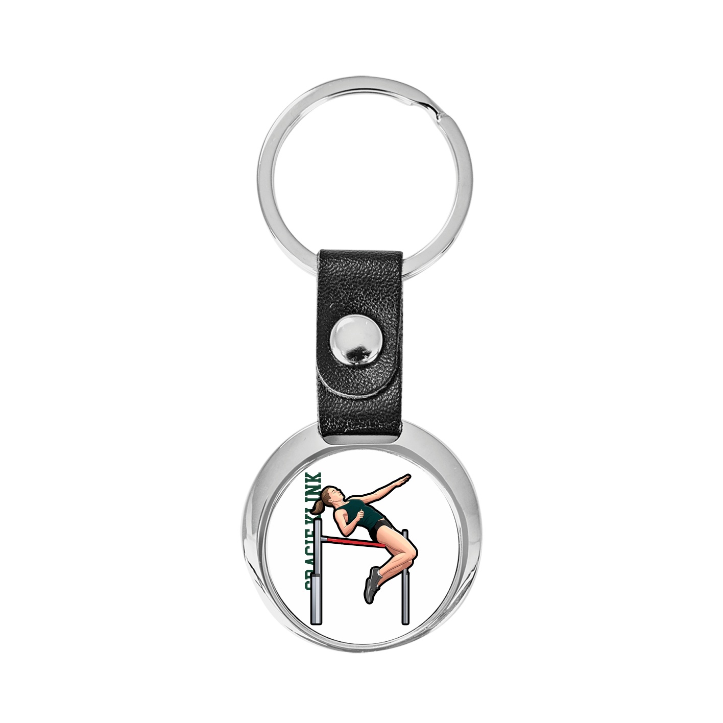 Key Chain — Name Vertical in Classic