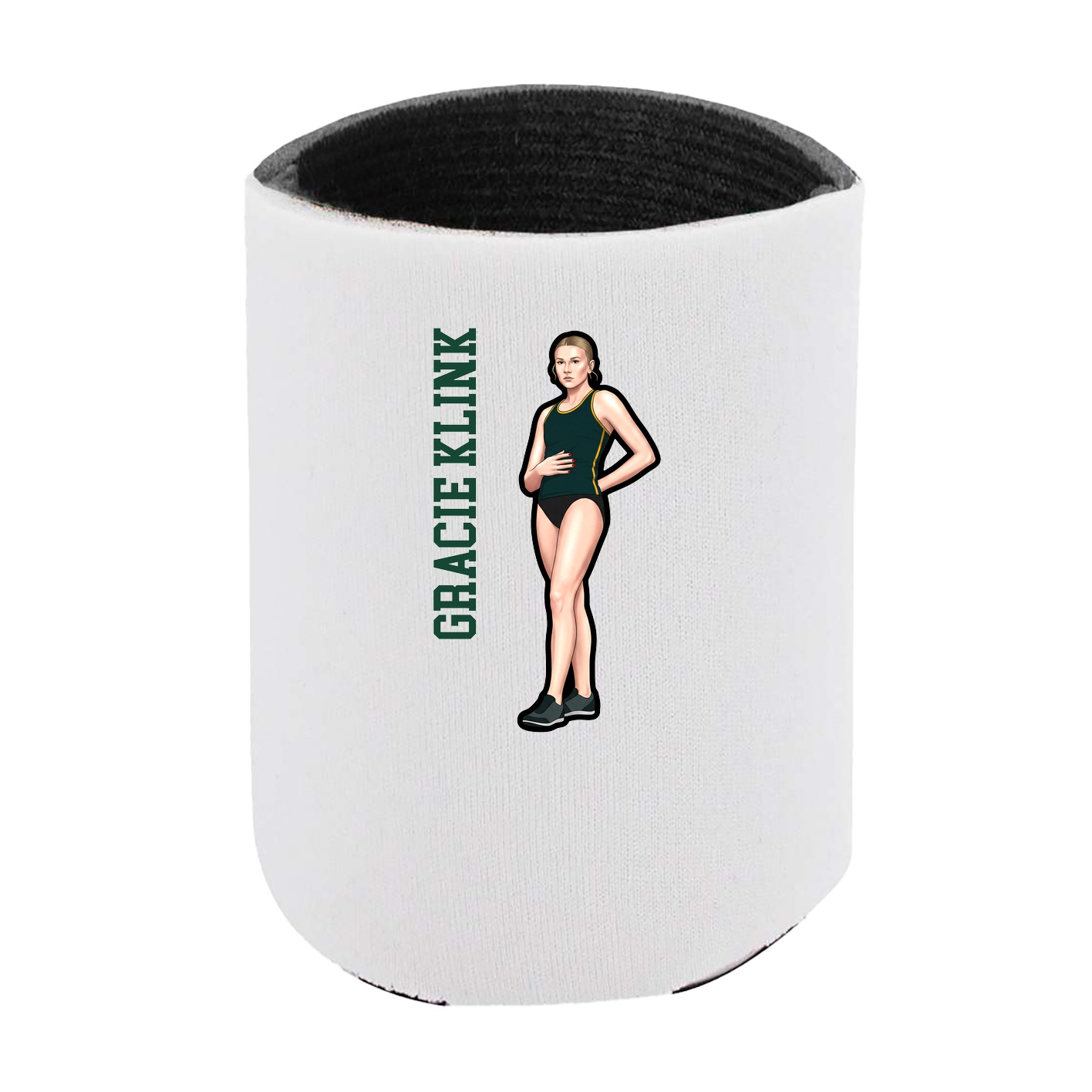 Can Holder — Name Vertical in White