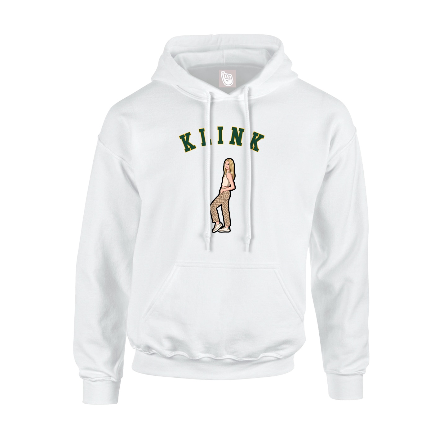 Youth Hoodie — Shirsey Arch in White