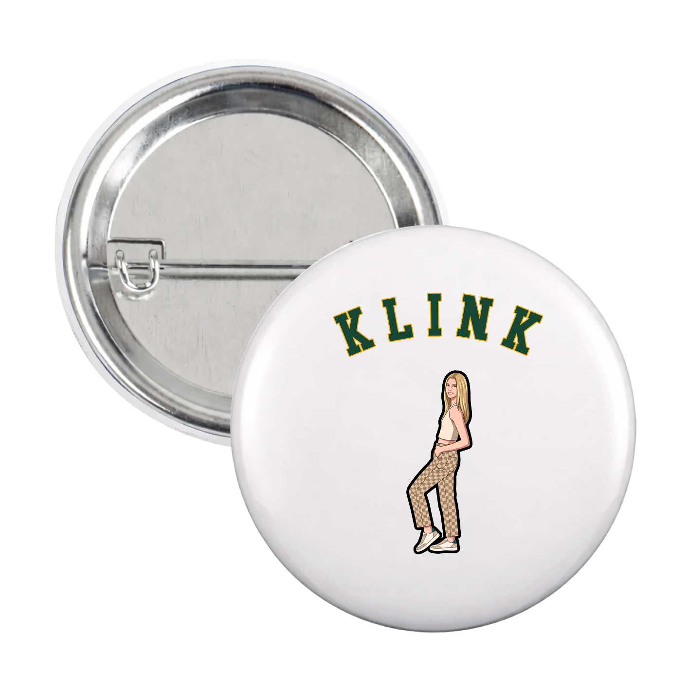 Game Day Button — Shirsey Arch in White