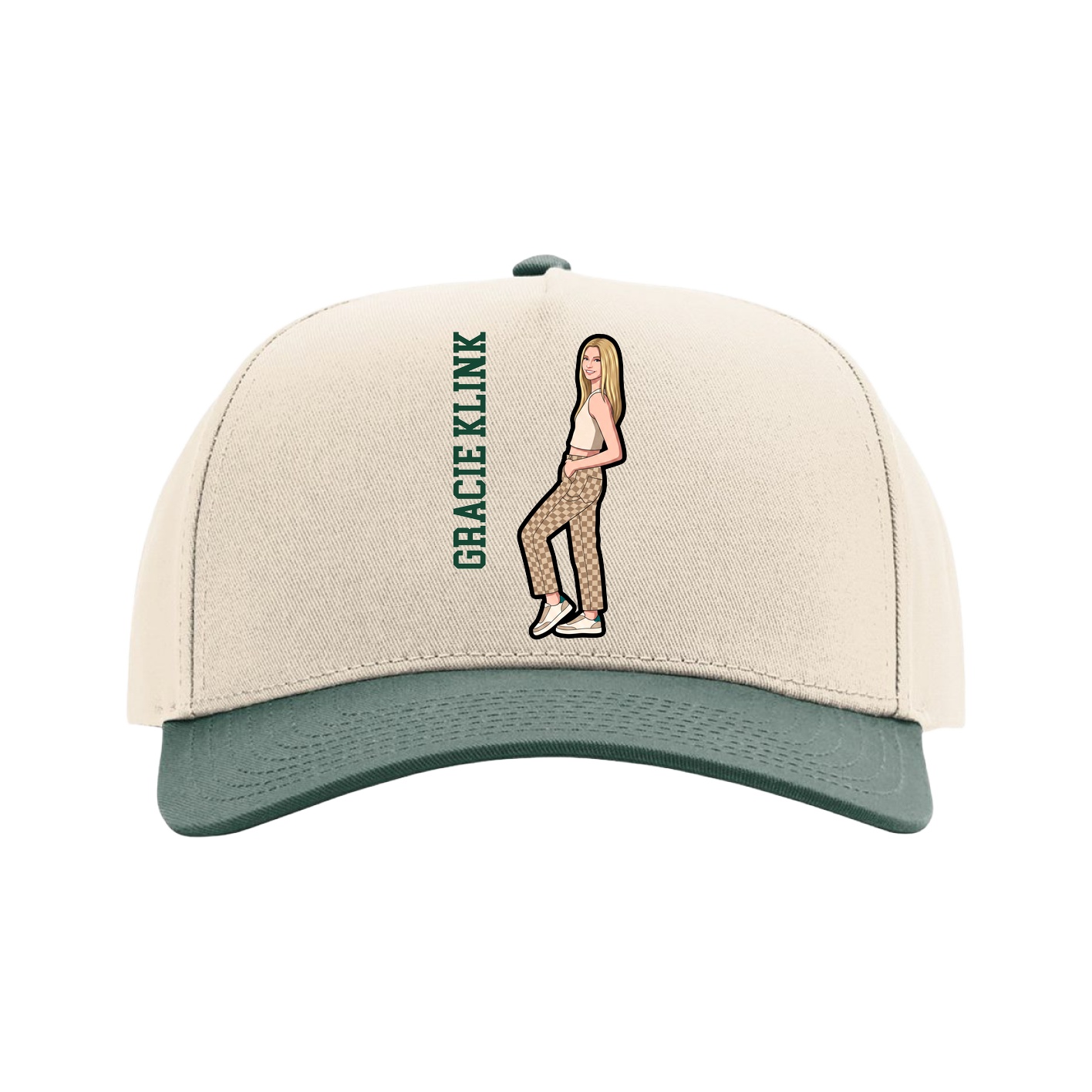 Full Fabric Five-Panel Champ Cap