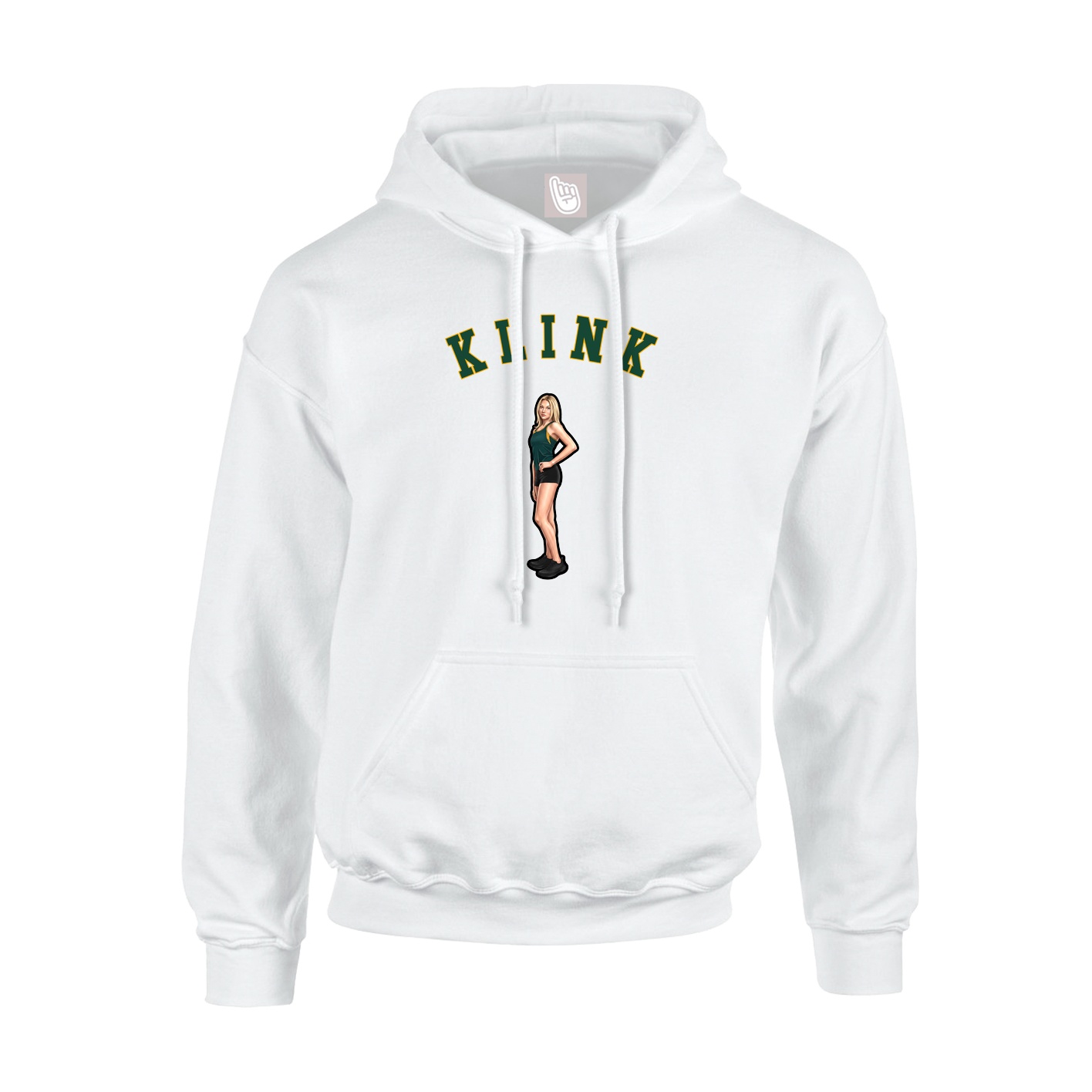 Hoodie — Shirsey Arch in White