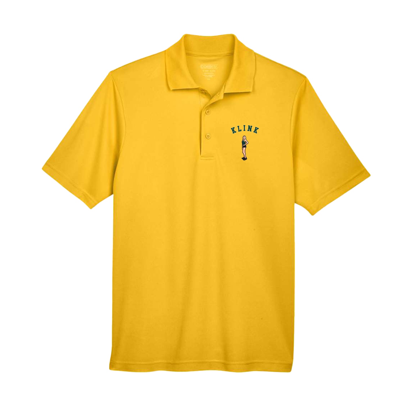 Performance Polo — Shirsey Arch in Gold