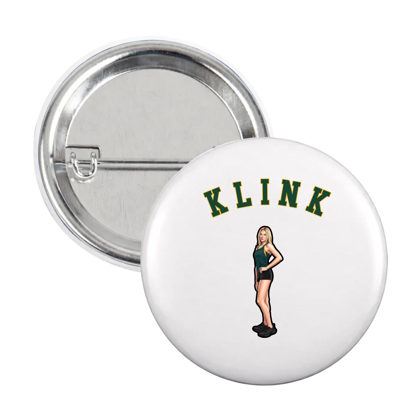 Game Day Button — Shirsey Arch in White